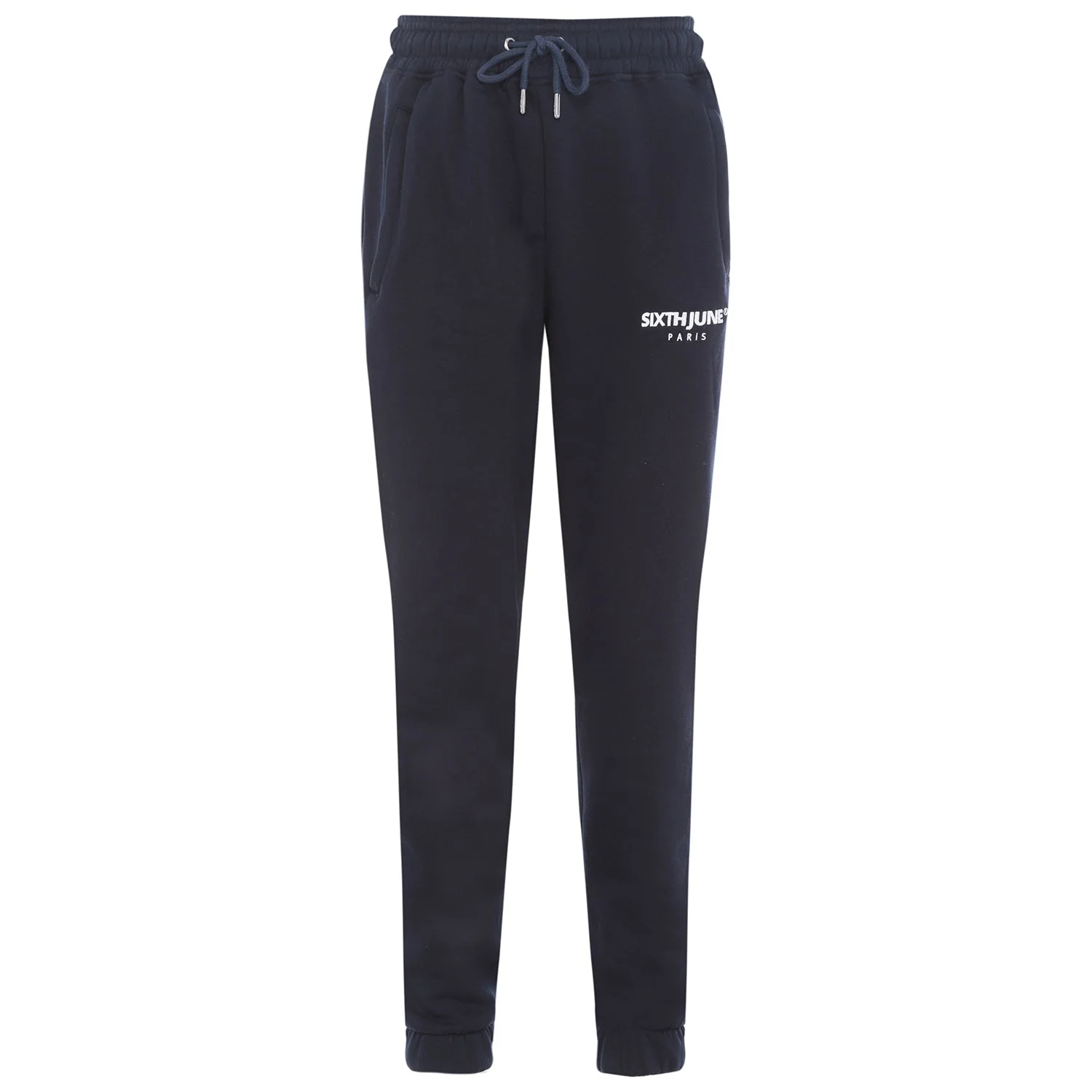 Jogging molletonné logo brodé Bleu foncé - Image 8