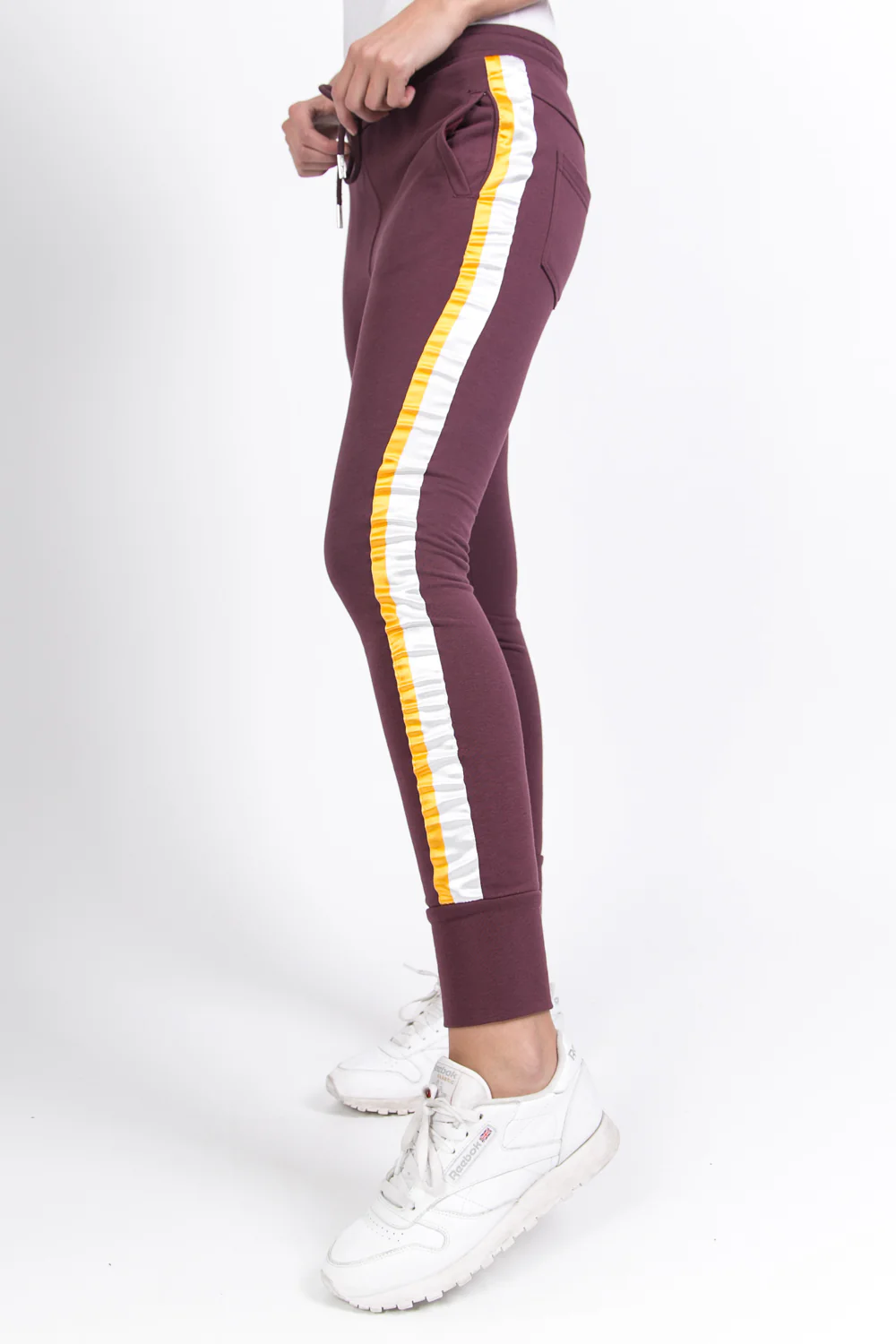 Jogging bandes bicolores violet - Image 5