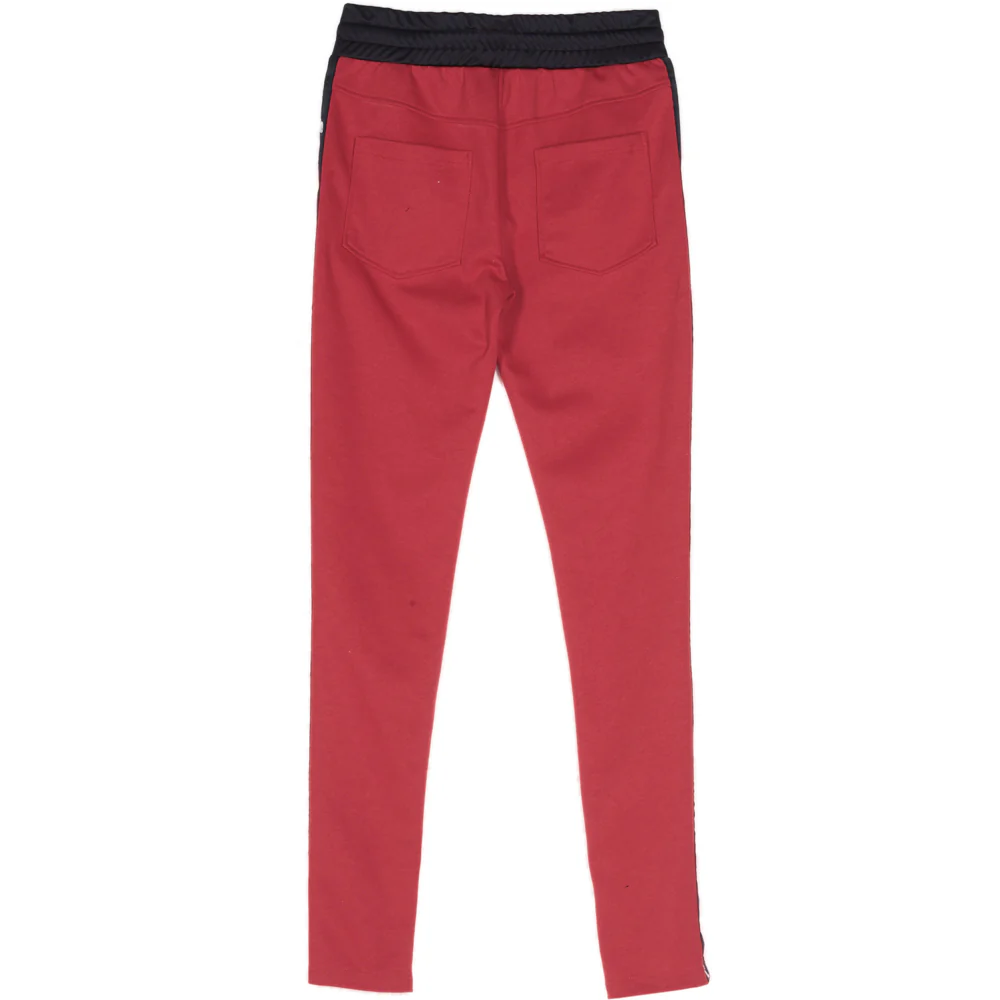 Jogging bandes texte rouge noir - Image 6
