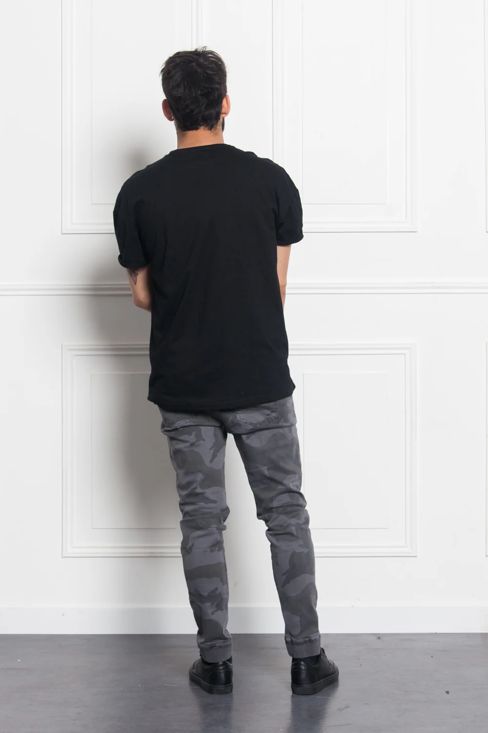 Jean jogging camouflage gris foncé - Image 4