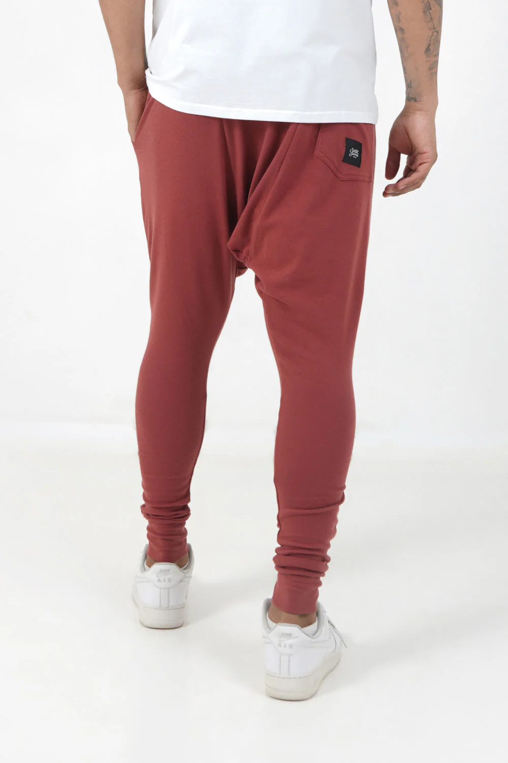 Jogging sarouel Rouge foncé - Image 4