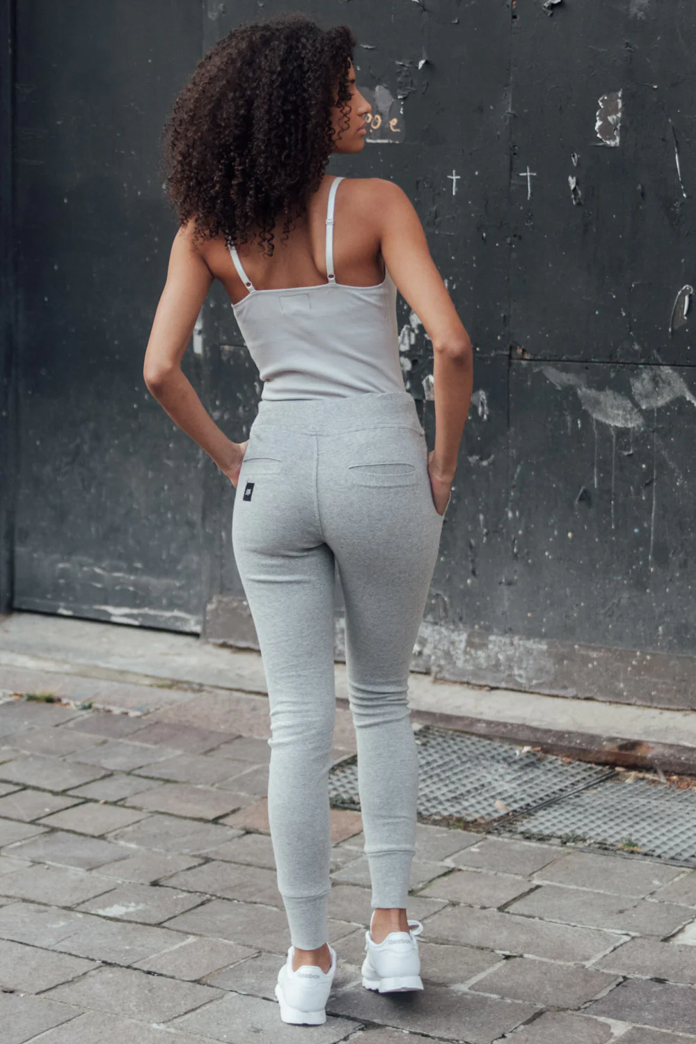 Jogging Femme gris clair W2321CPA - Image 4