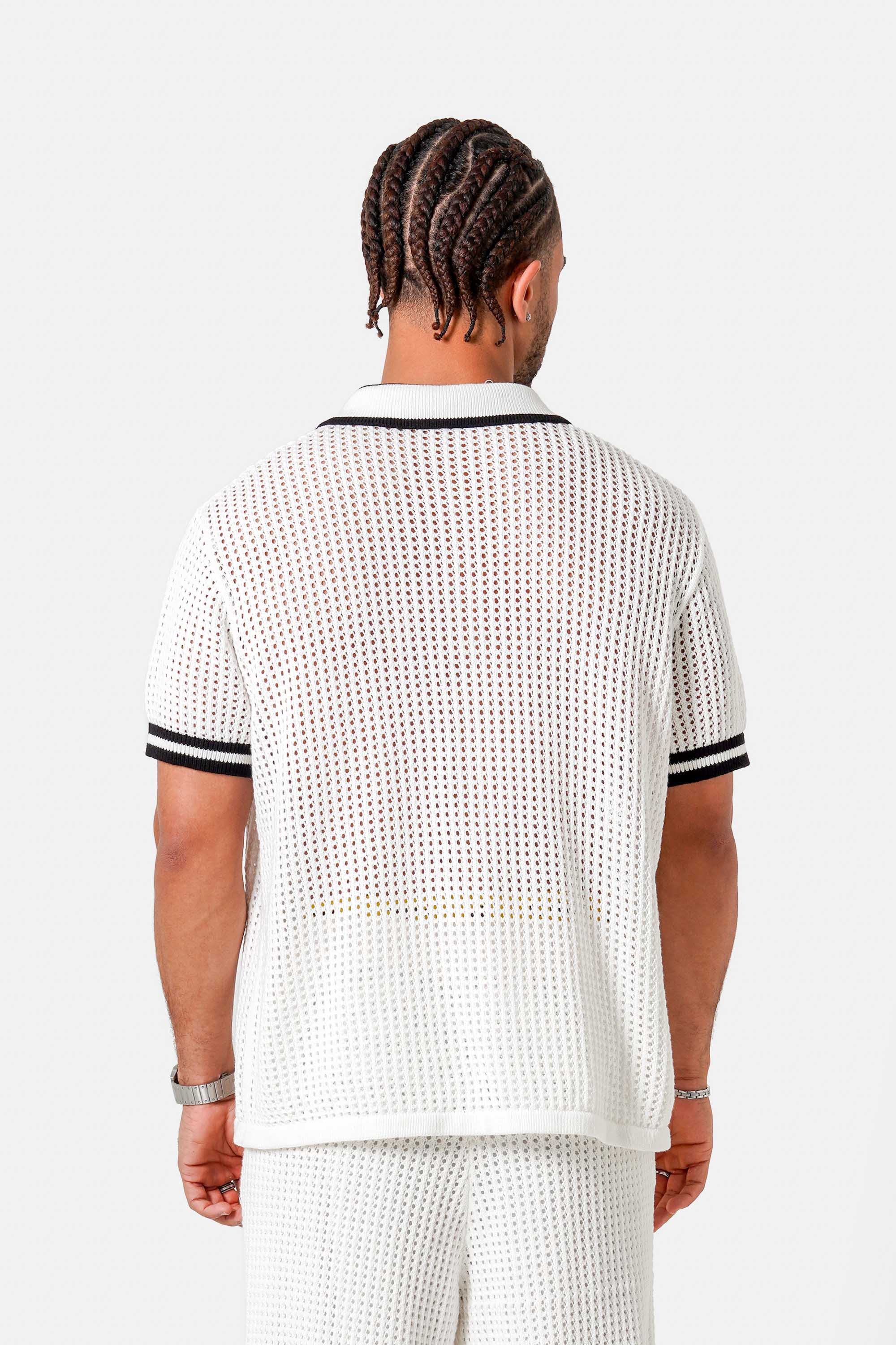 KNITTED embroidery polo - Image 5