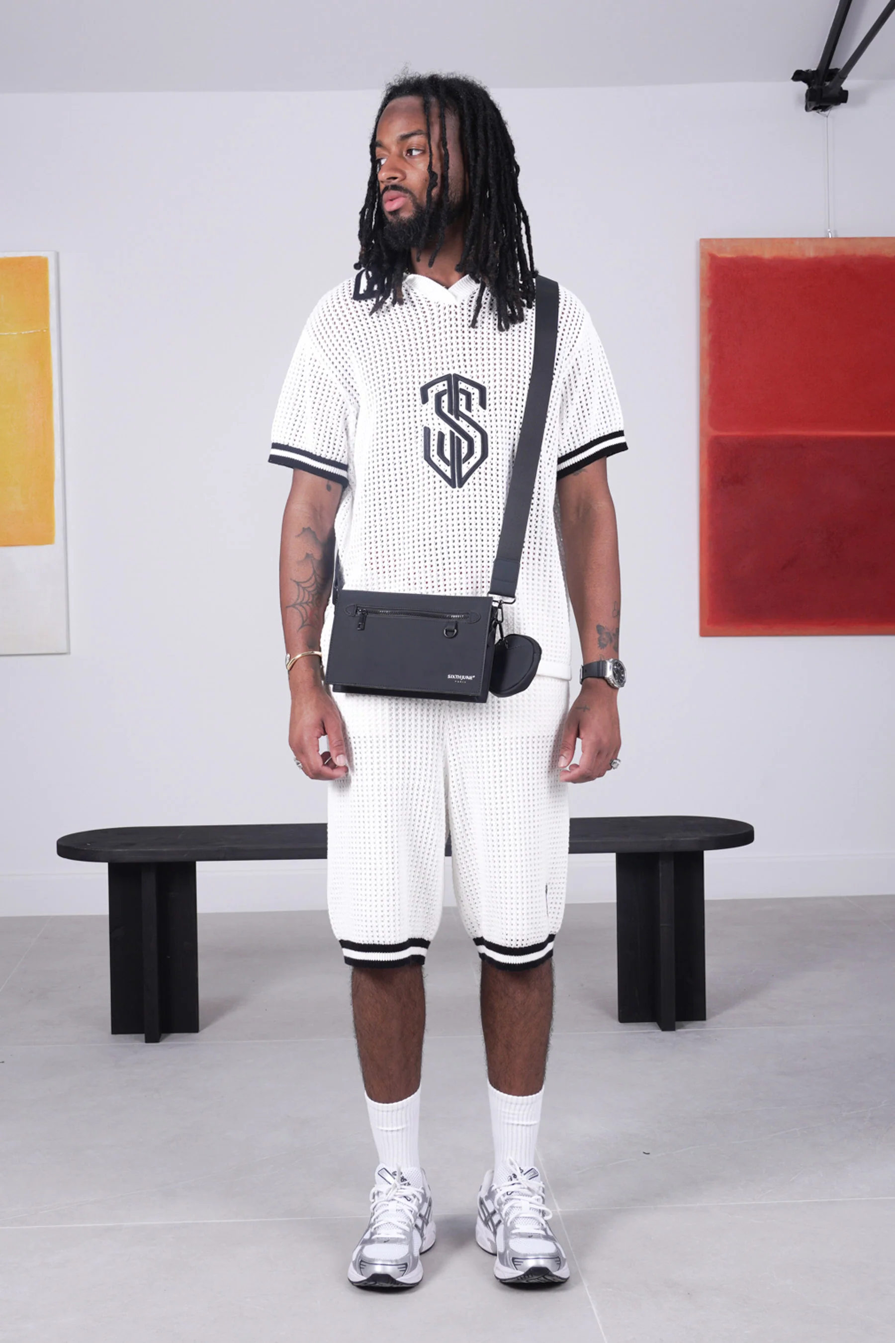 KNITTED embroidery polo - Image 6