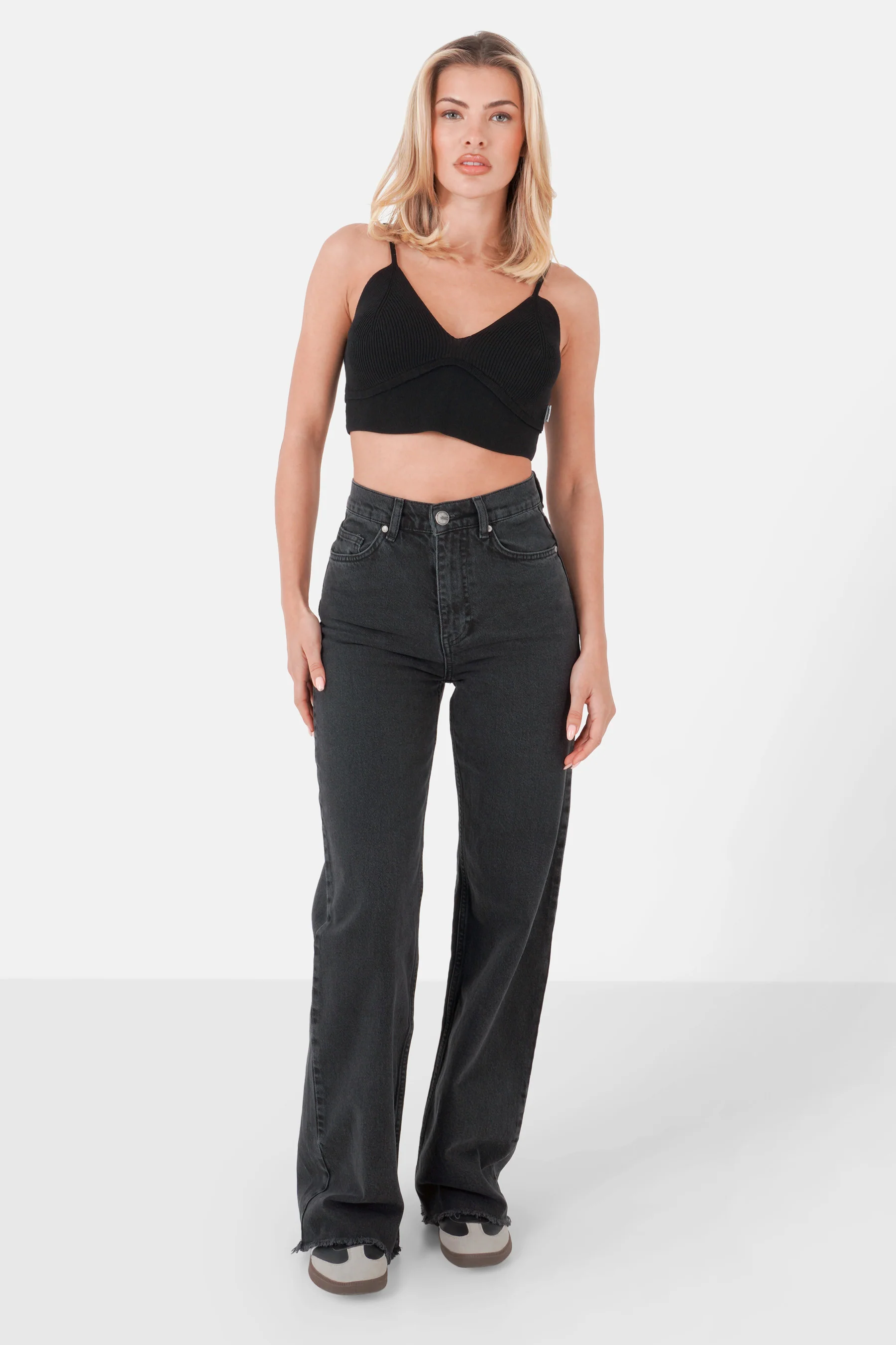 KNITTED v-neck w/s top - Image 2