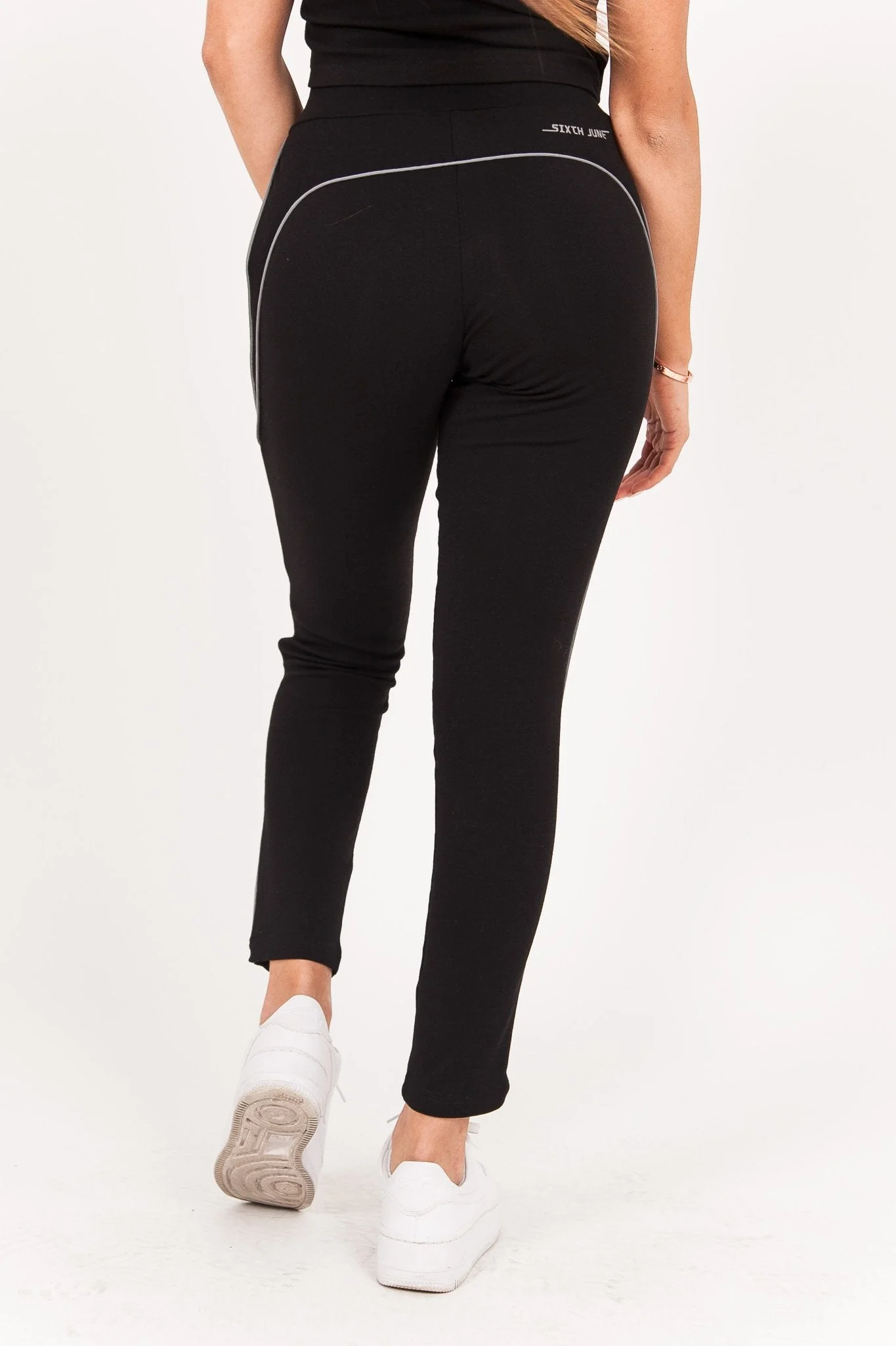 Legging liseré réfléchissant Noir - Image 5