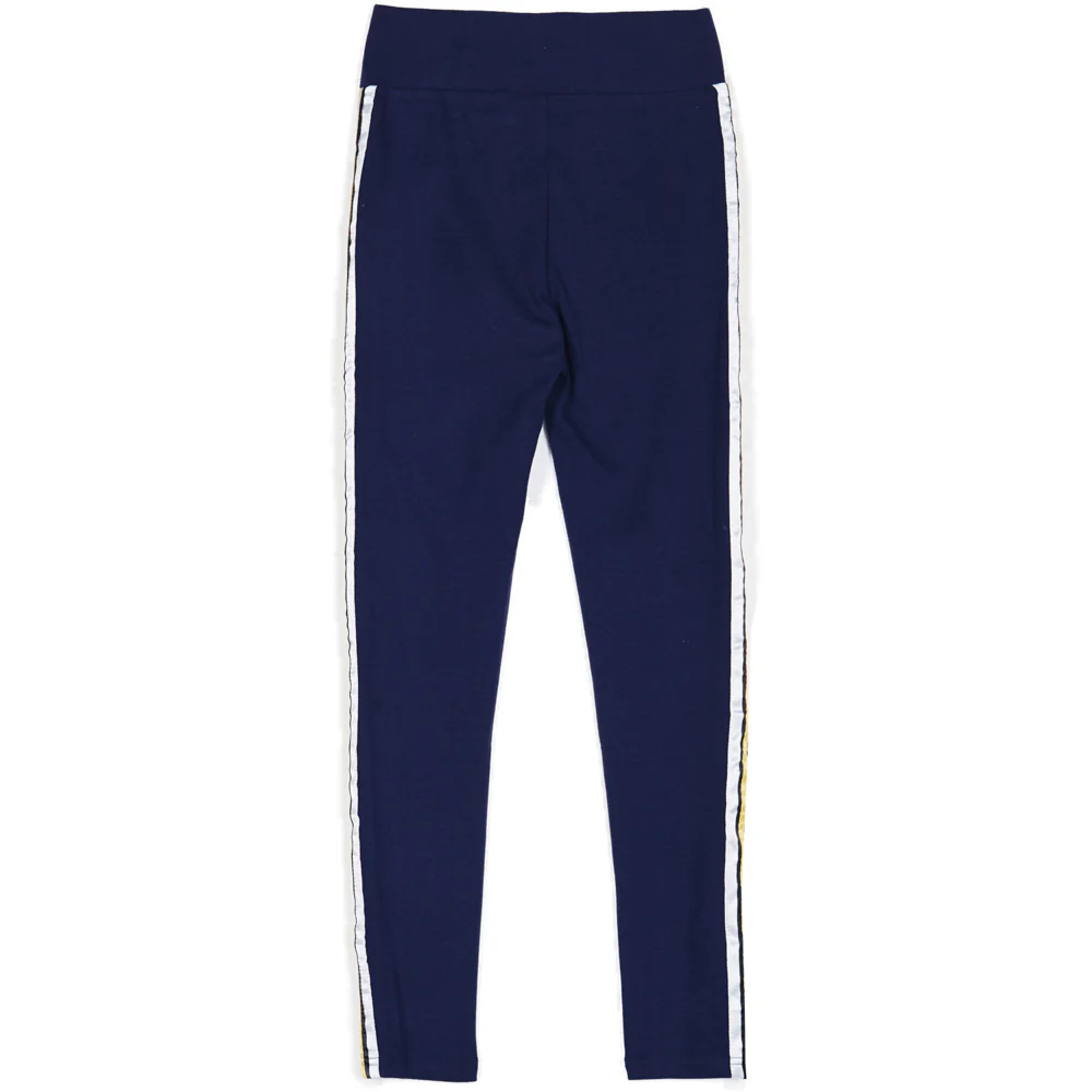 Legging bande tricolore bleu - Image 5