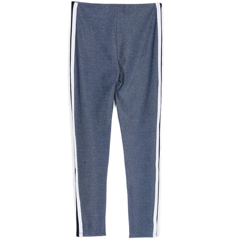 Legging jersey brillant bandes gris - Image 5