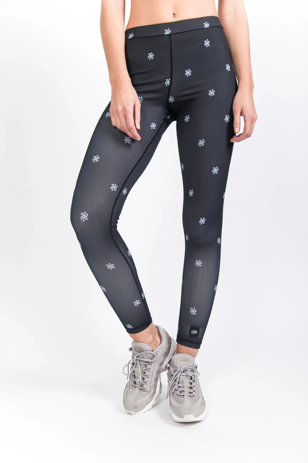 Legging sport imprimé noir - Image 6