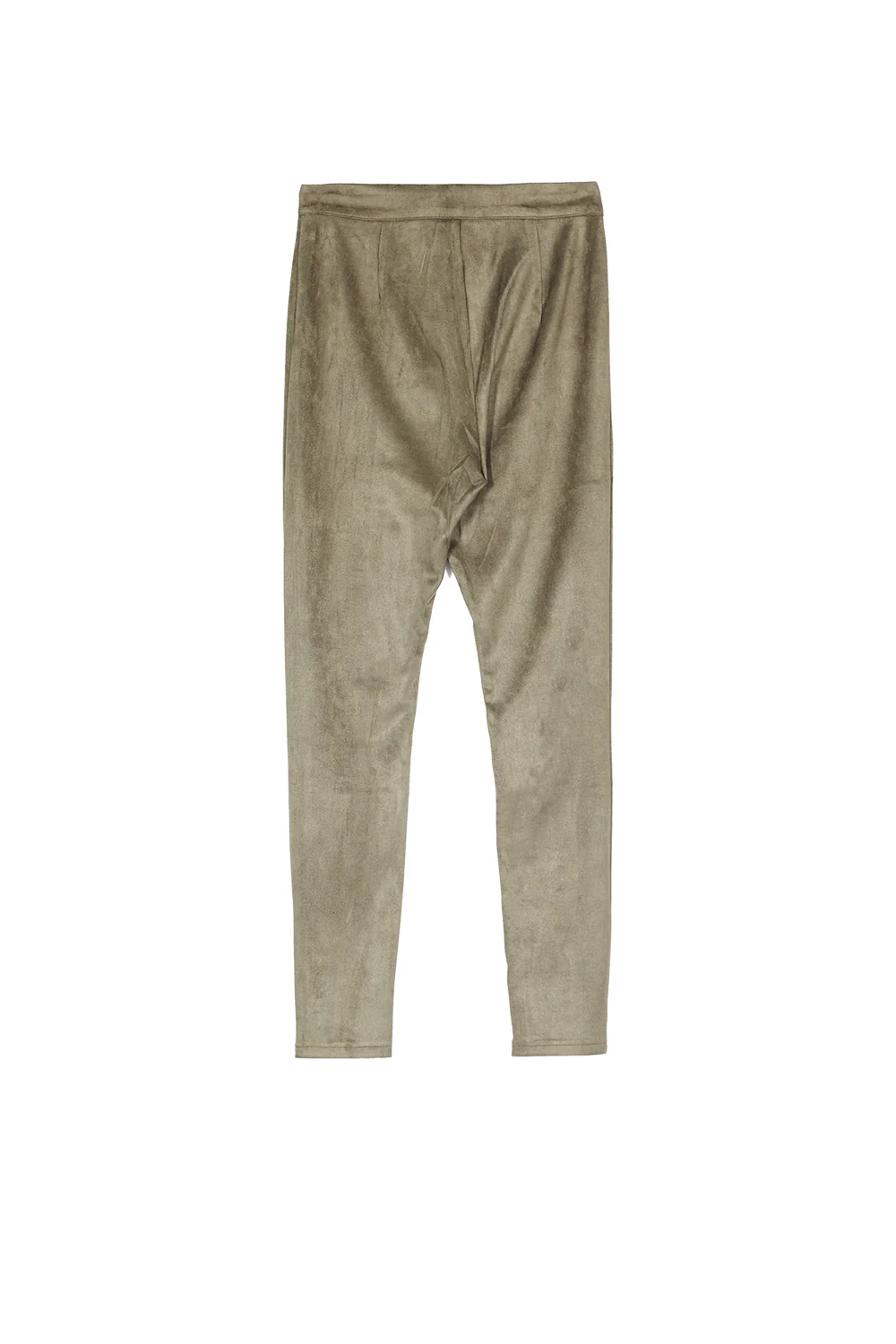 Legging suédine zip Sixth June kaki - Image 7