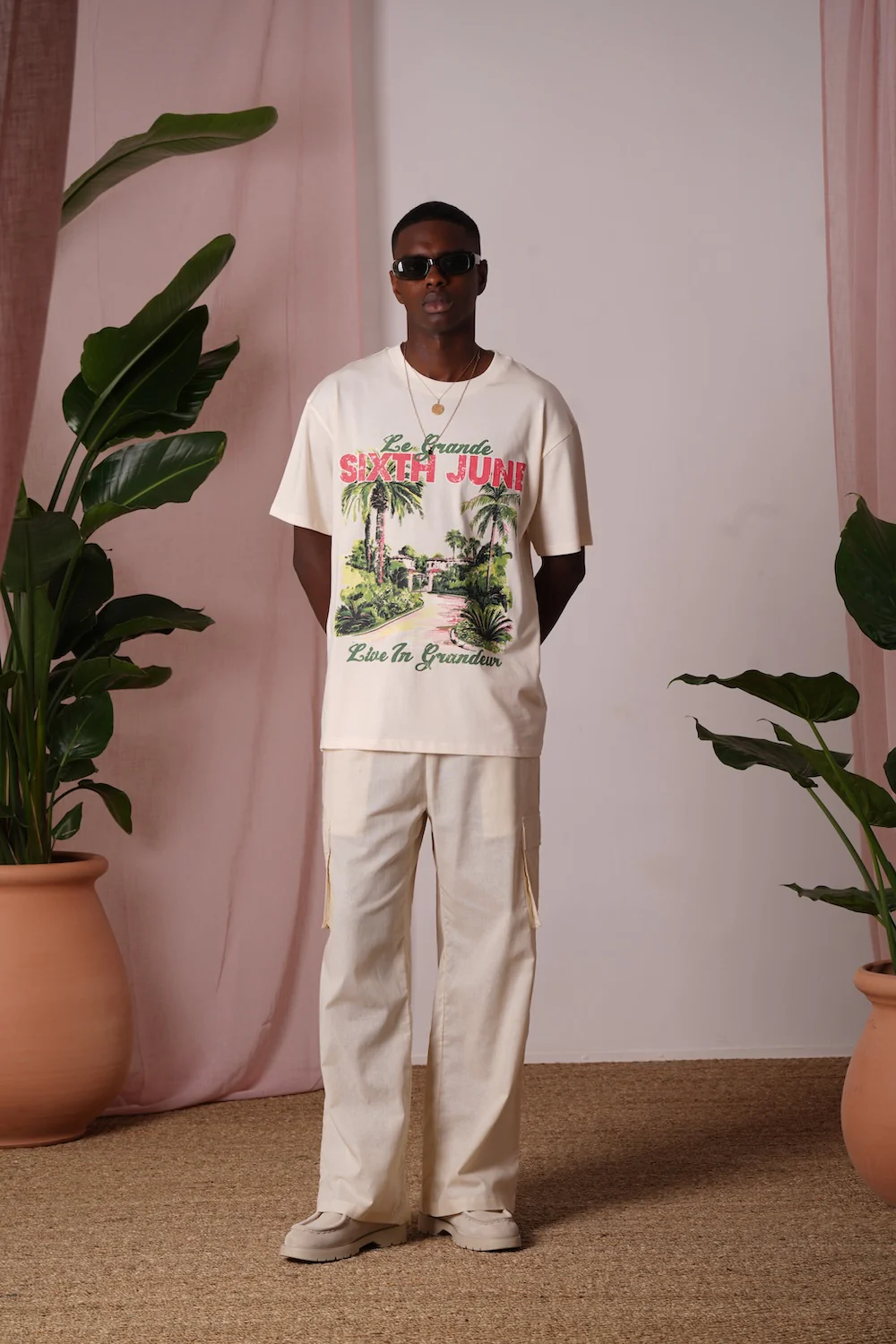 T-shirt Rio tropical Beige - Image 6