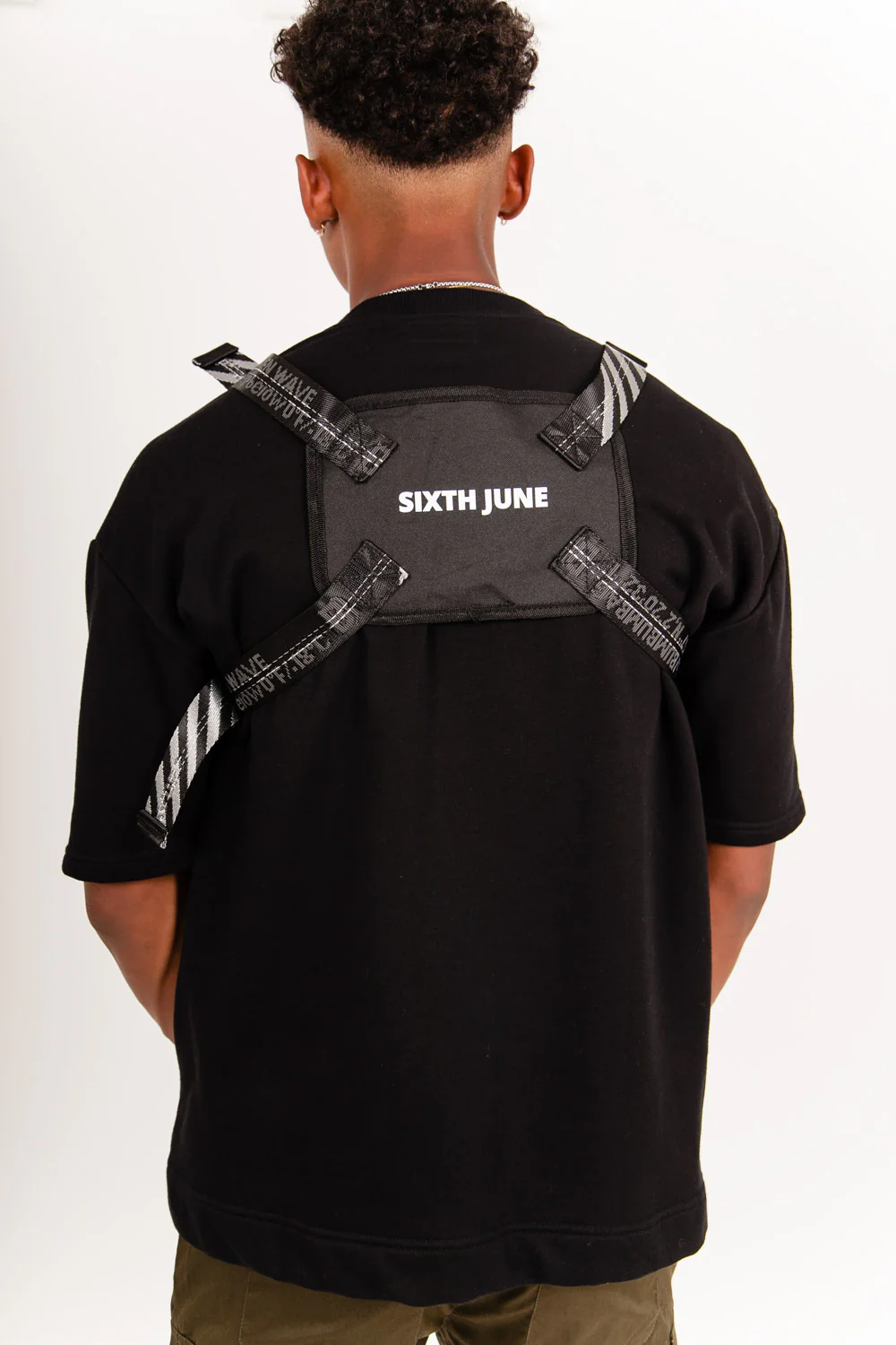 Sacoche boucle bande noir - Image 4