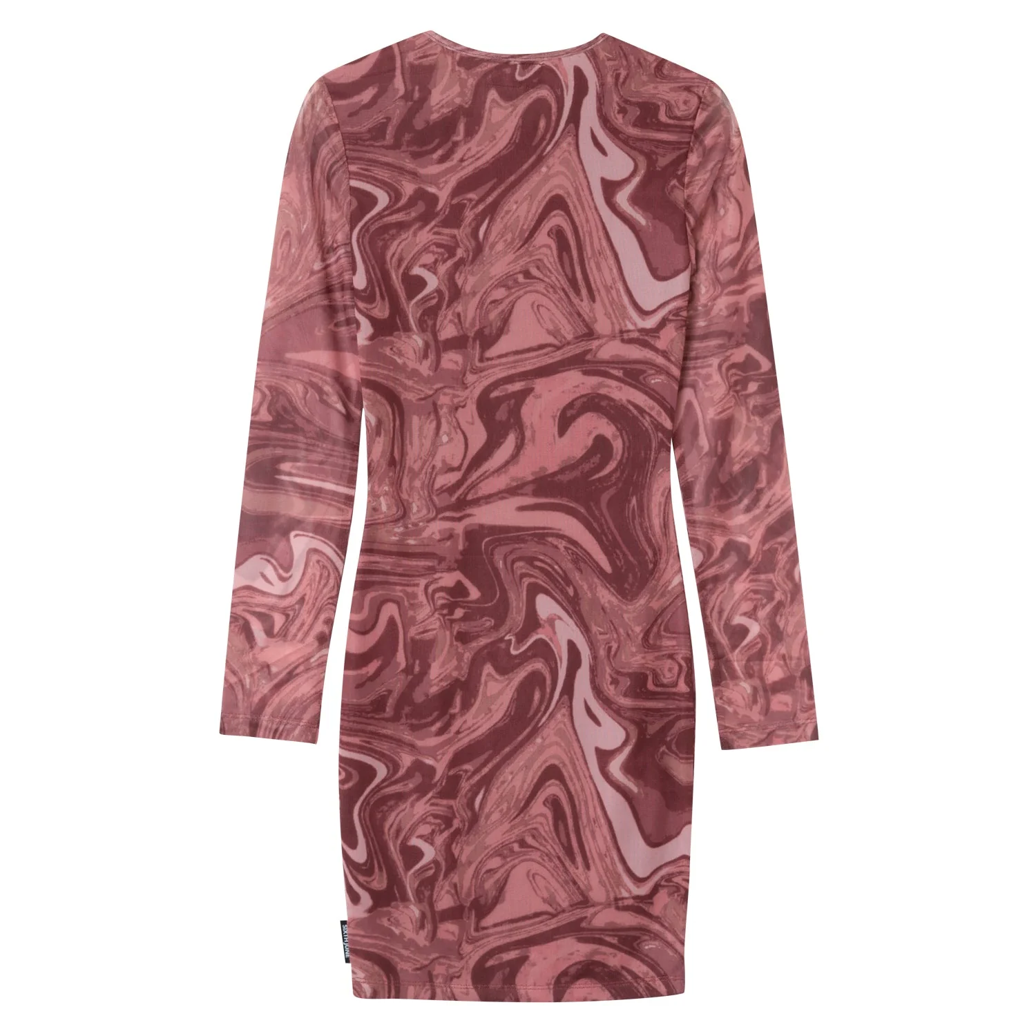 Robe mesh encre Rose - Image 7