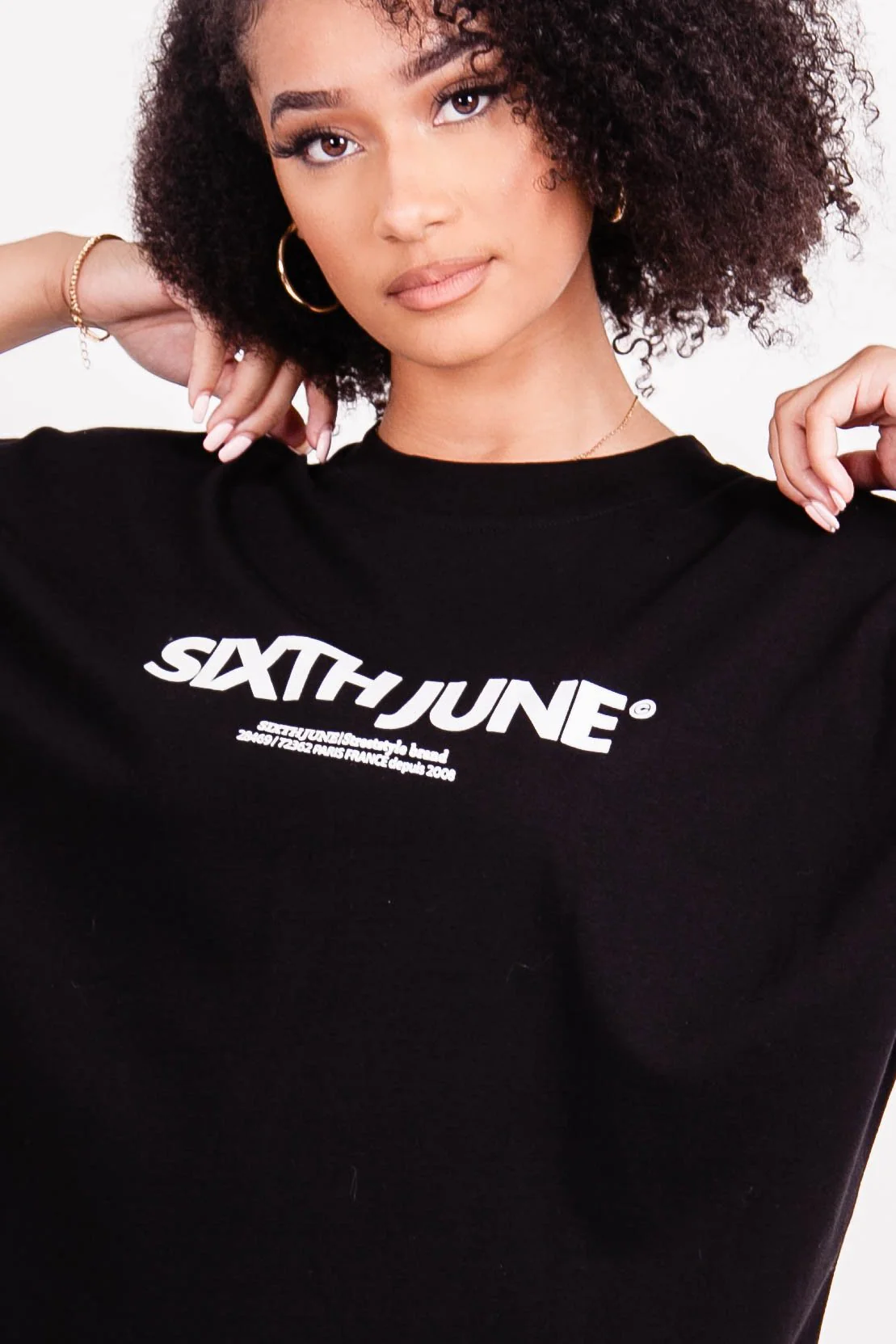 Robe t-shirt logo noir - Image 3