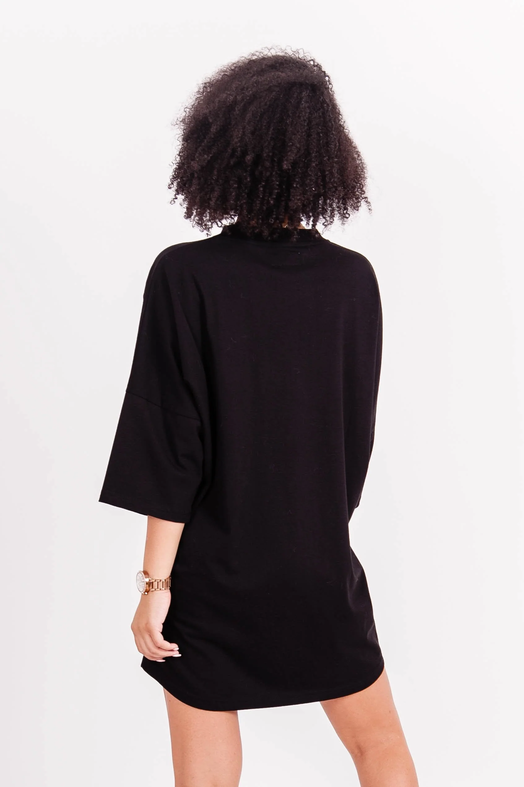 Robe t-shirt logo noir - Image 4