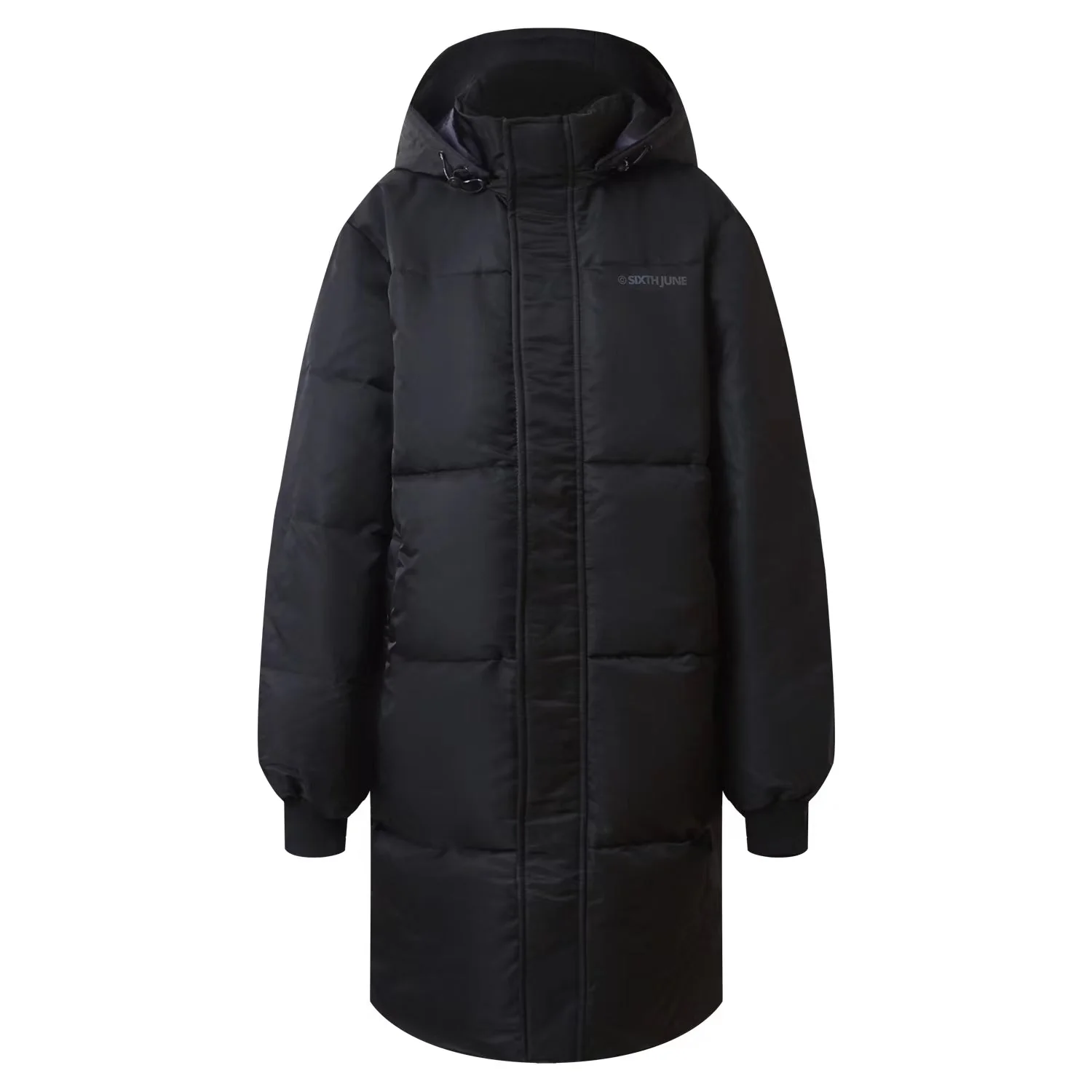Doudoune longue nylon Noir - Image 6