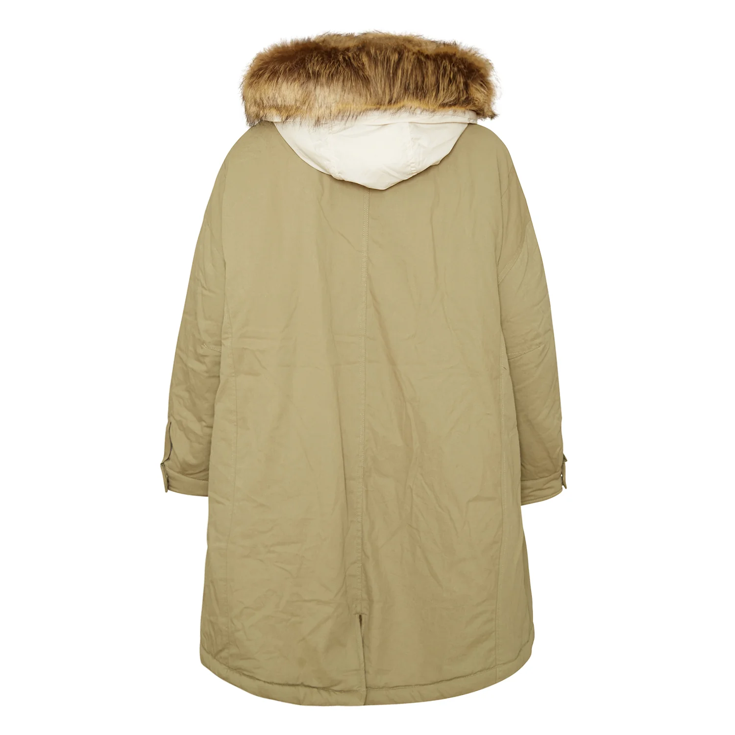Parka longue oversize kaki - Image 6
