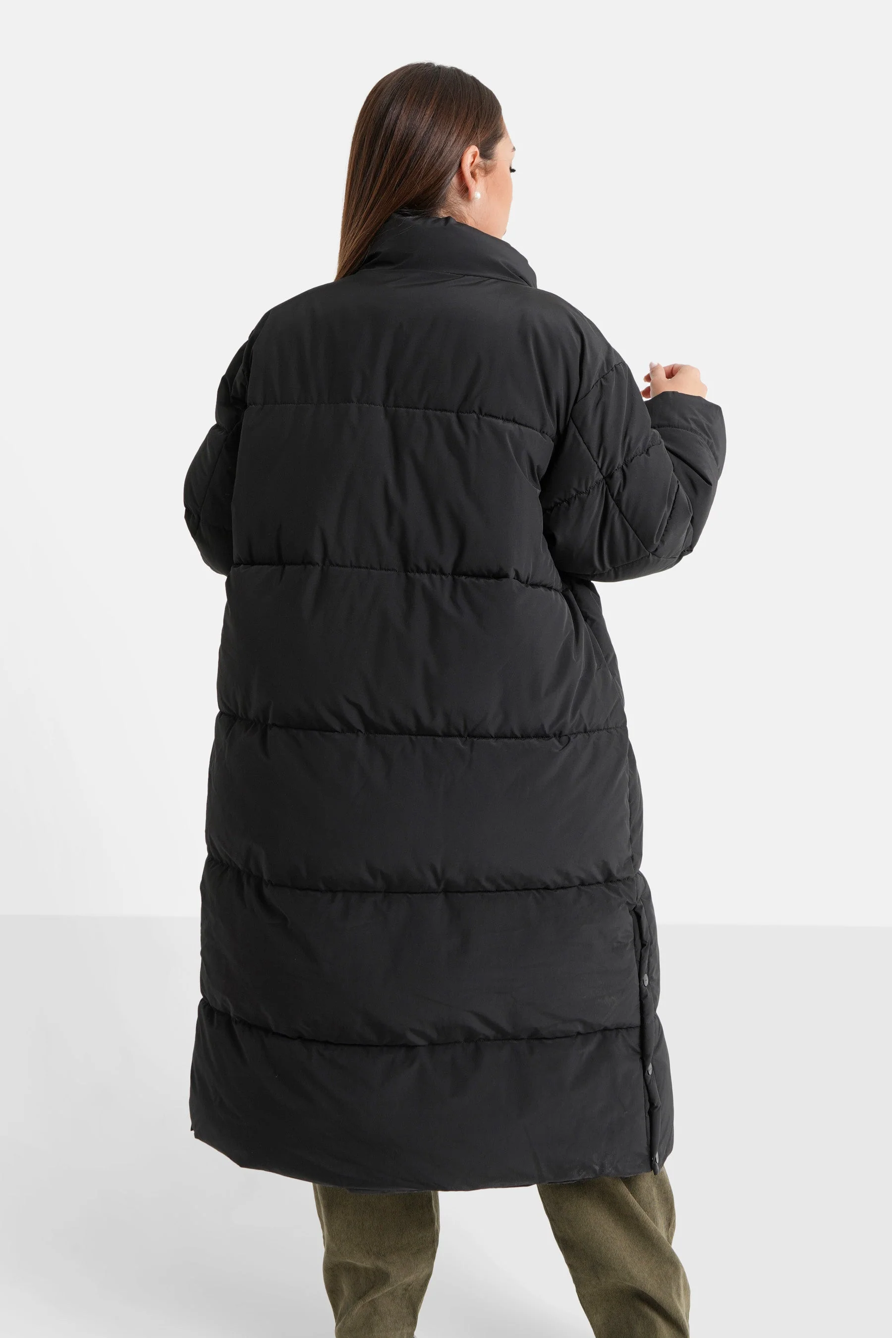 Doudoune longue oversize Noir - Image 5