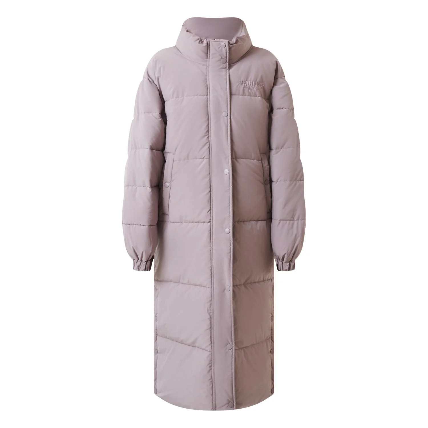 Doudoune longue oversize Violet - Image 6