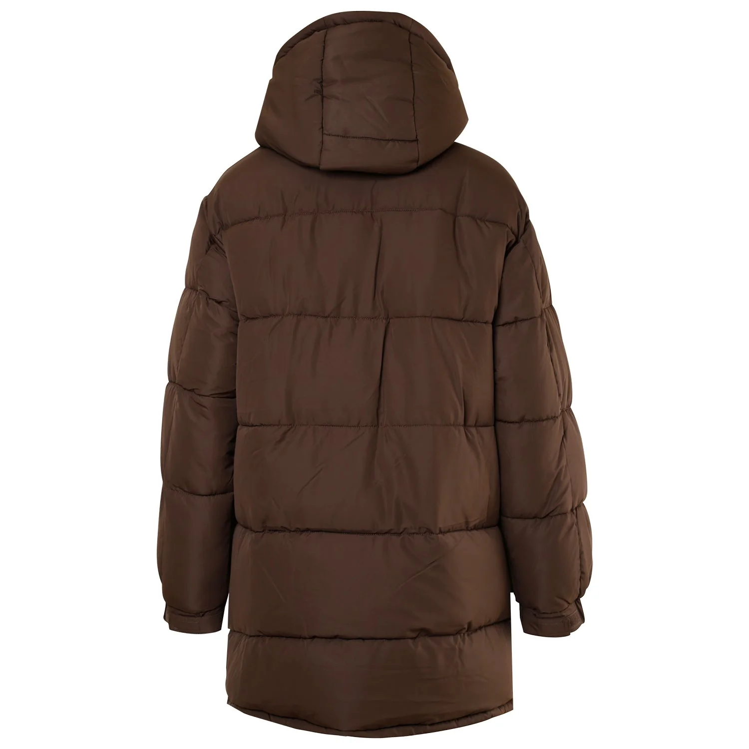 Doudoune longue oversize Marron - Image 7