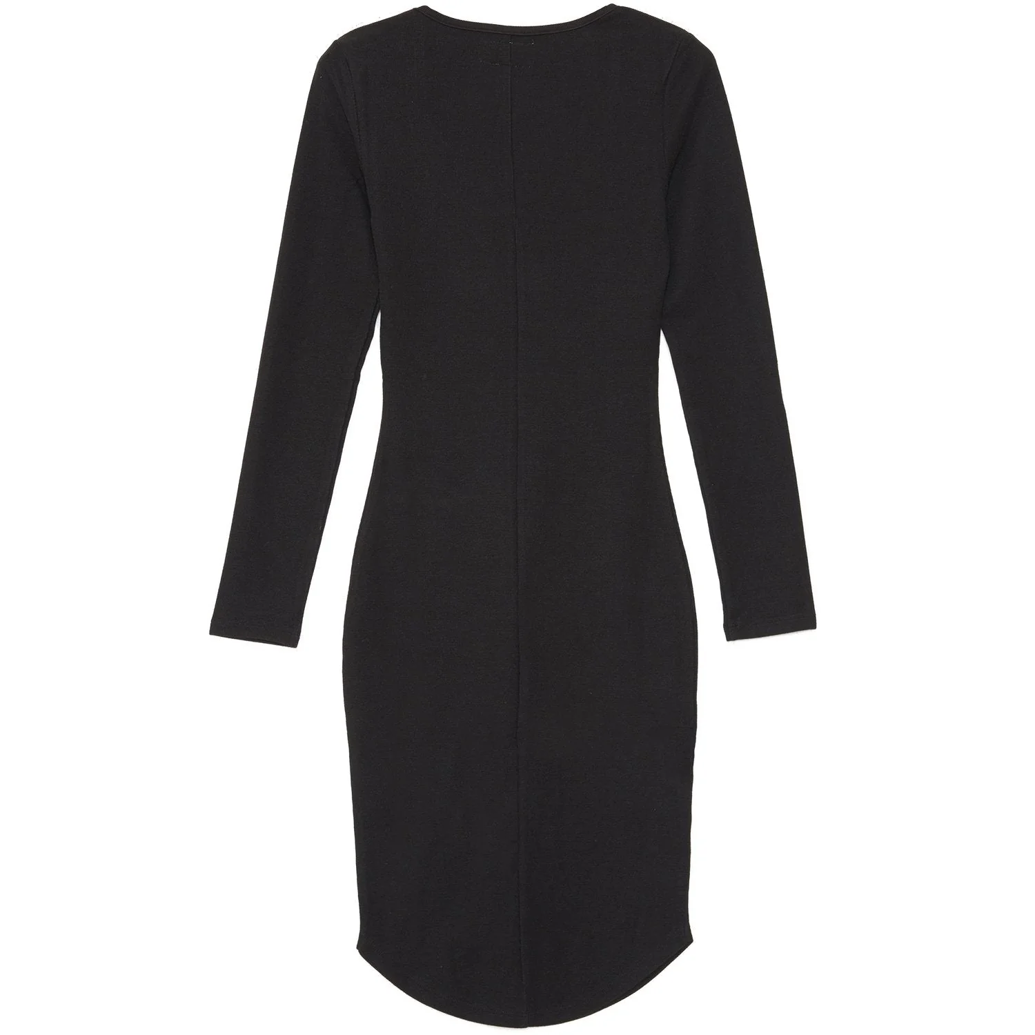 Robe broderie manches longues noir - Image 6