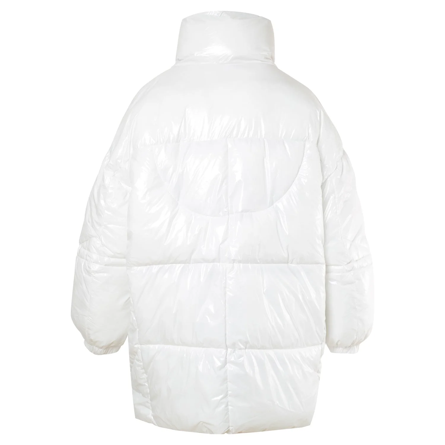 Doudoune longue vinyle Blanc - Image 7