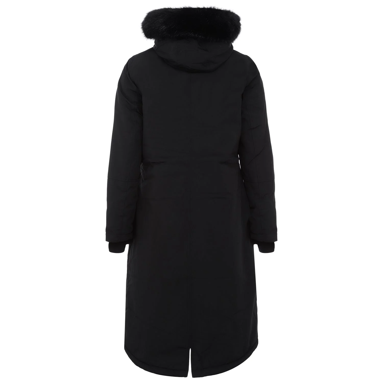 Parka longue intérieur polaire Noir - Image 7