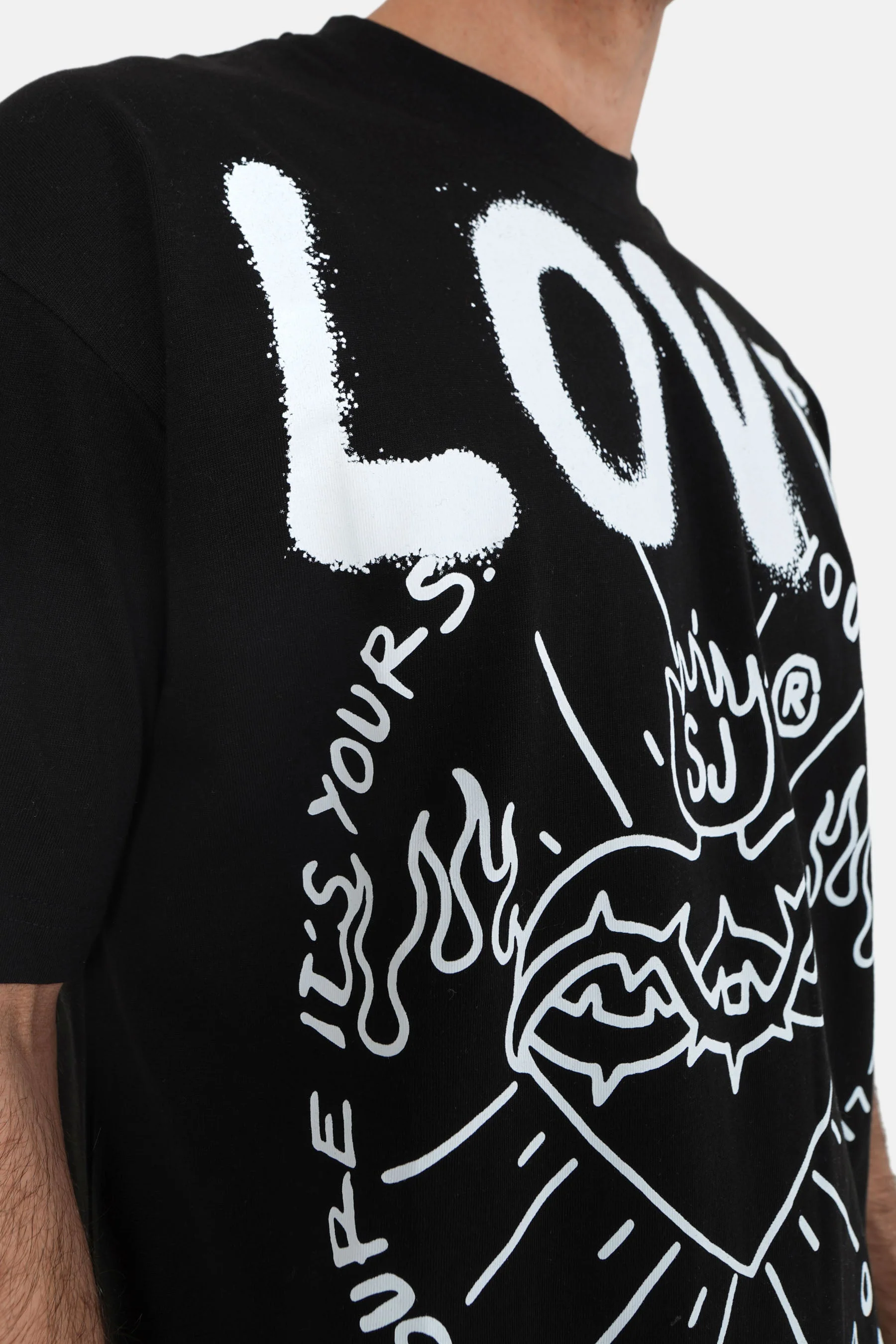 T-shirt Love Matters Noir - Image 3