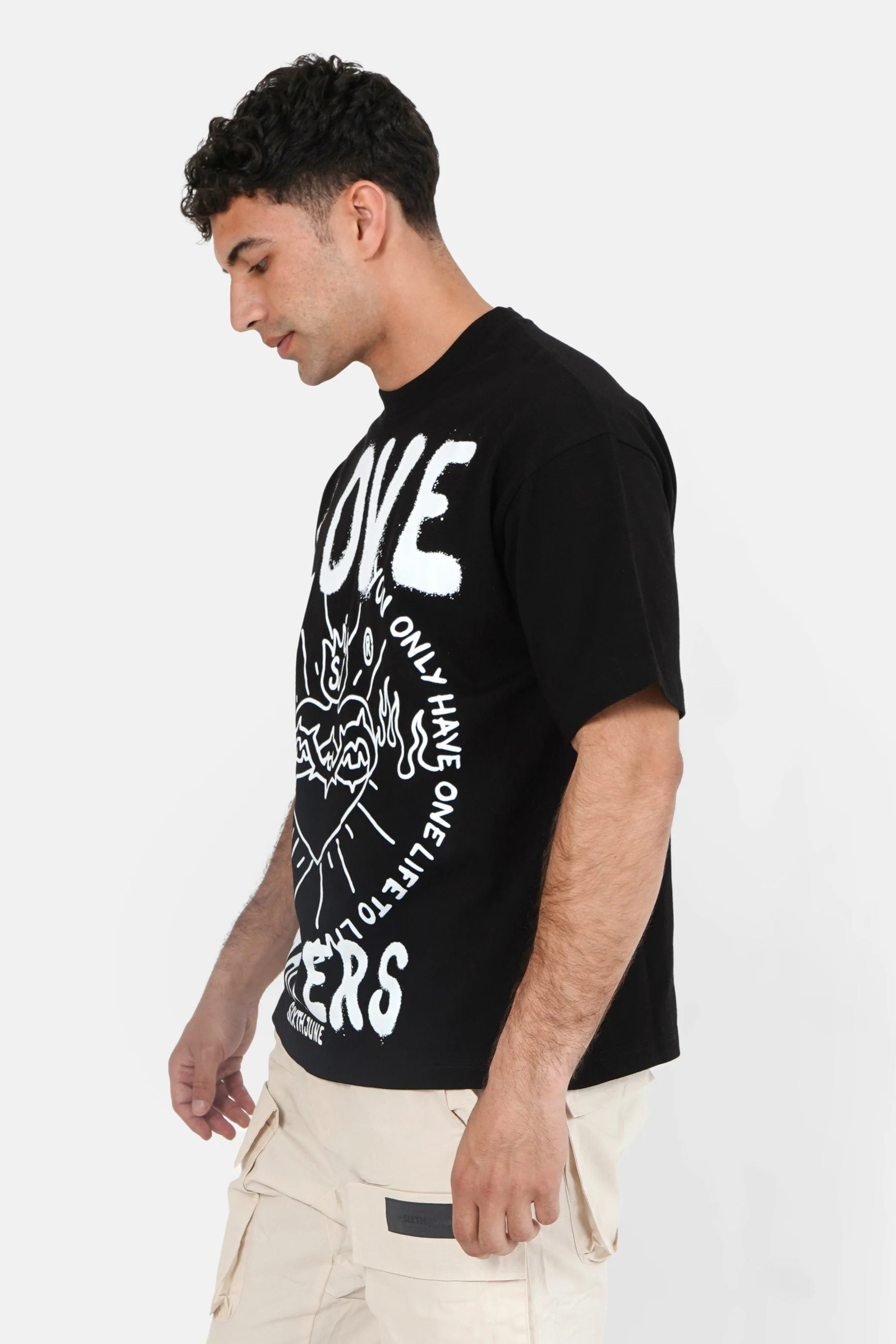 T-shirt Love Matters Noir - Image 4