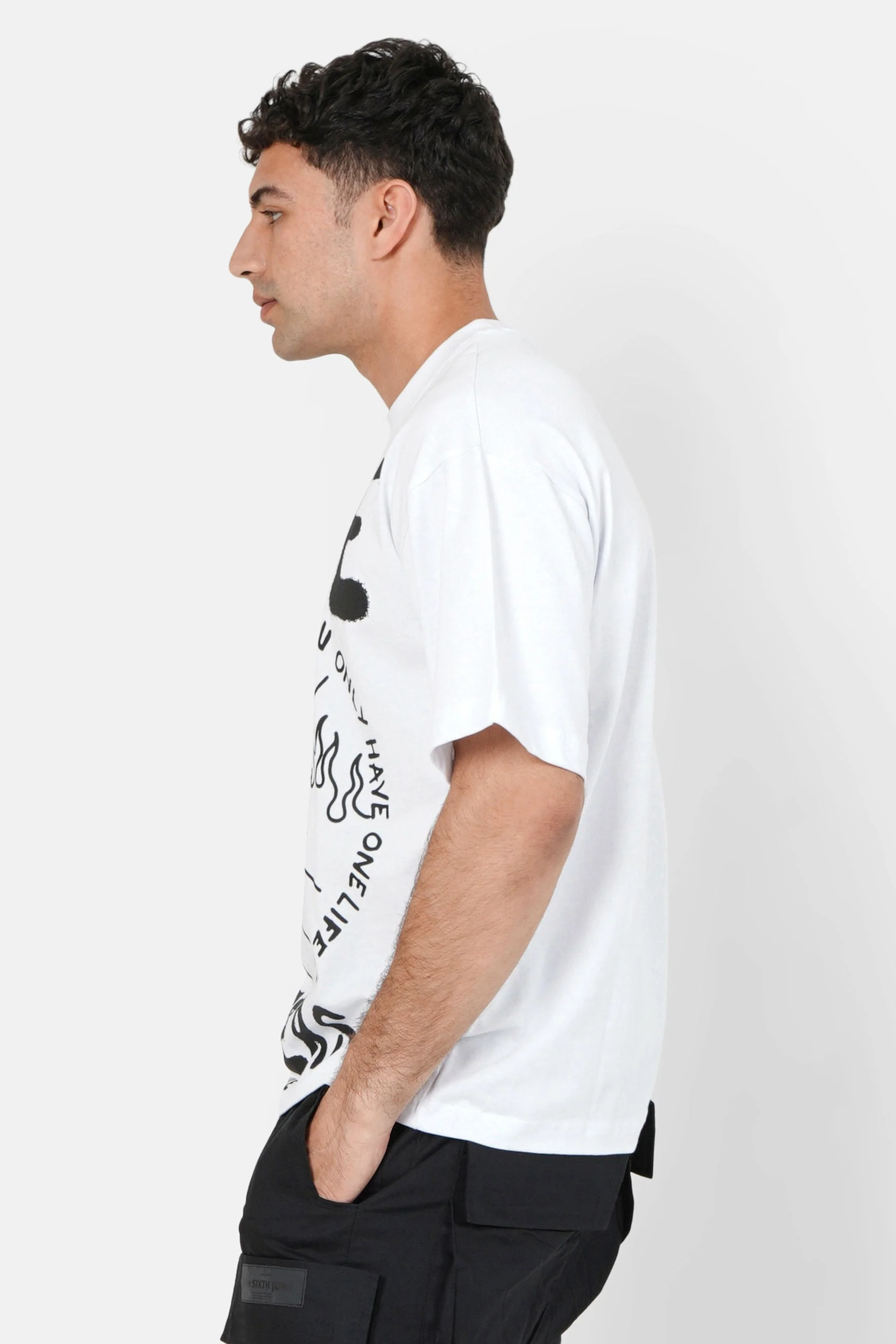 T-shirt LOVE MATTERS Blanc - Image 4