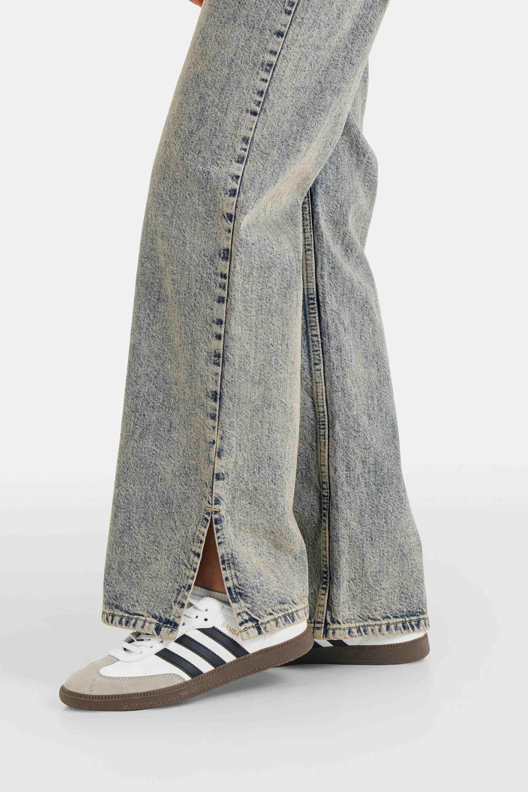 SLIT washed denim pant - Image 3