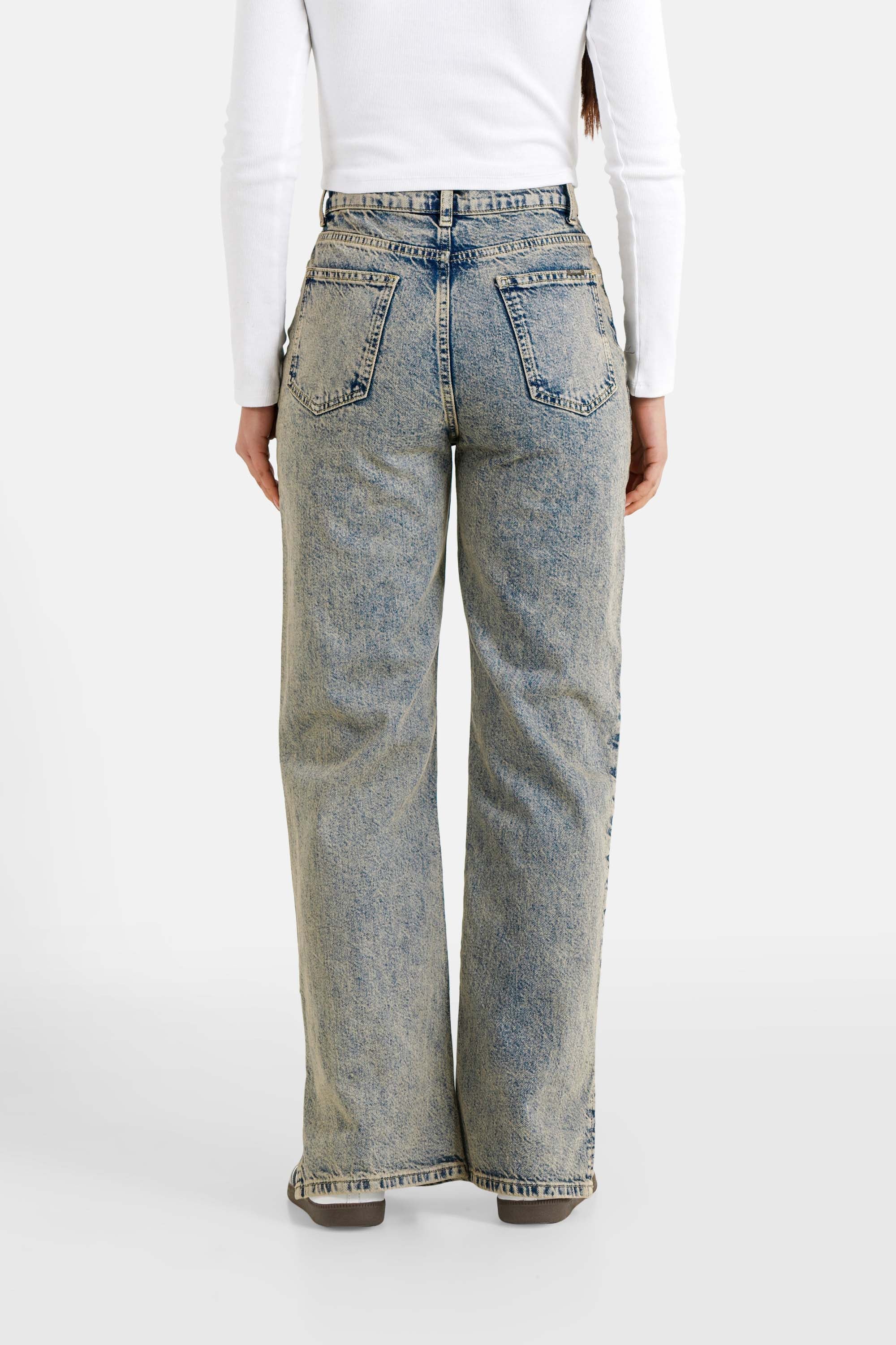 SLIT washed denim pant - Image 5