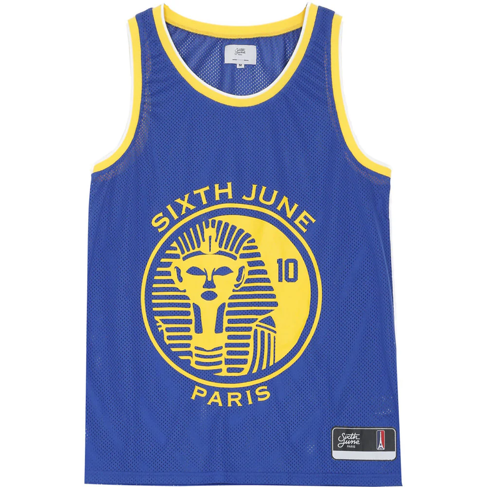 Maillot basket Pharaoh 10 bleu - Image 9
