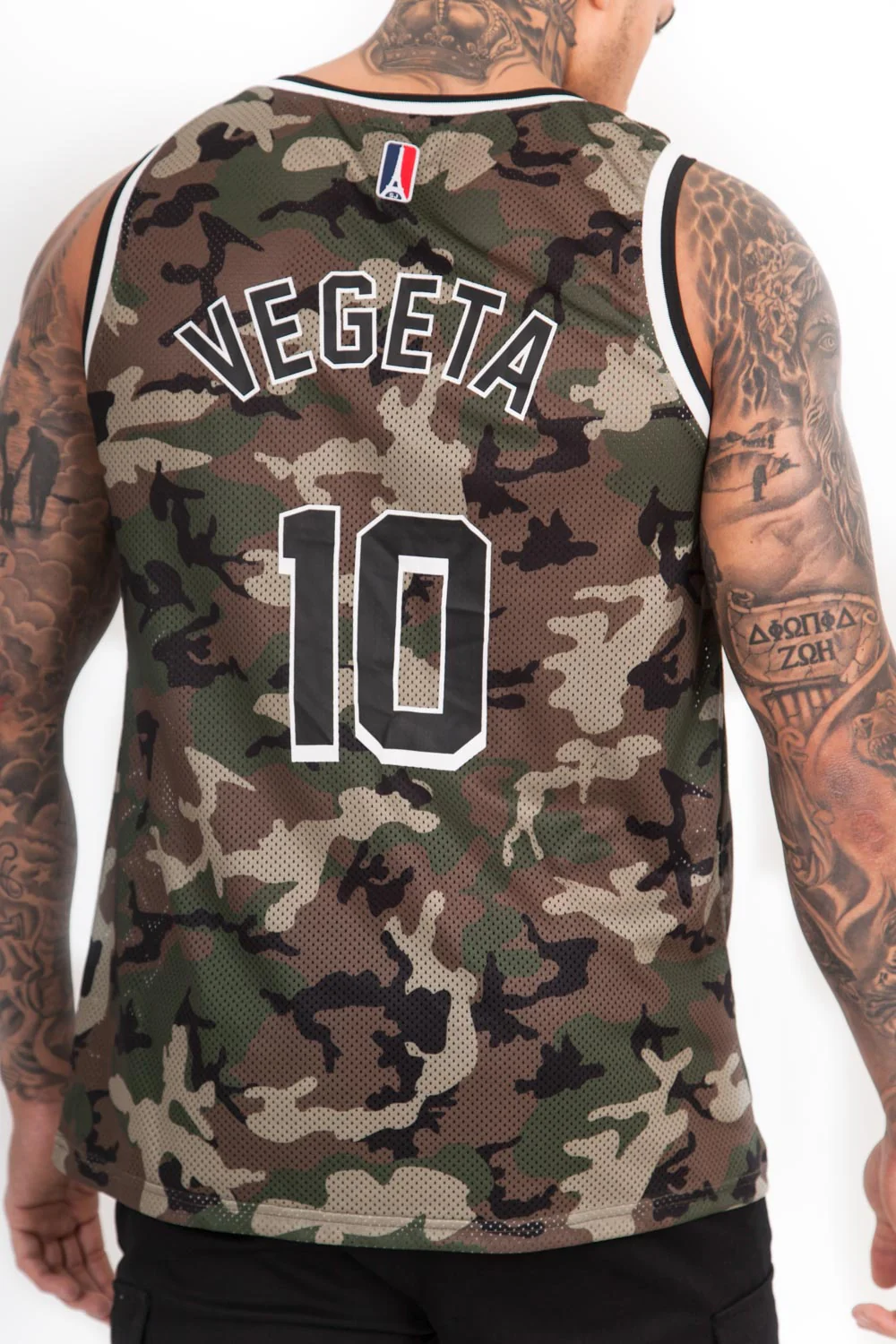 Maillot basket Vegeta 10 camouflage vert - Image 5
