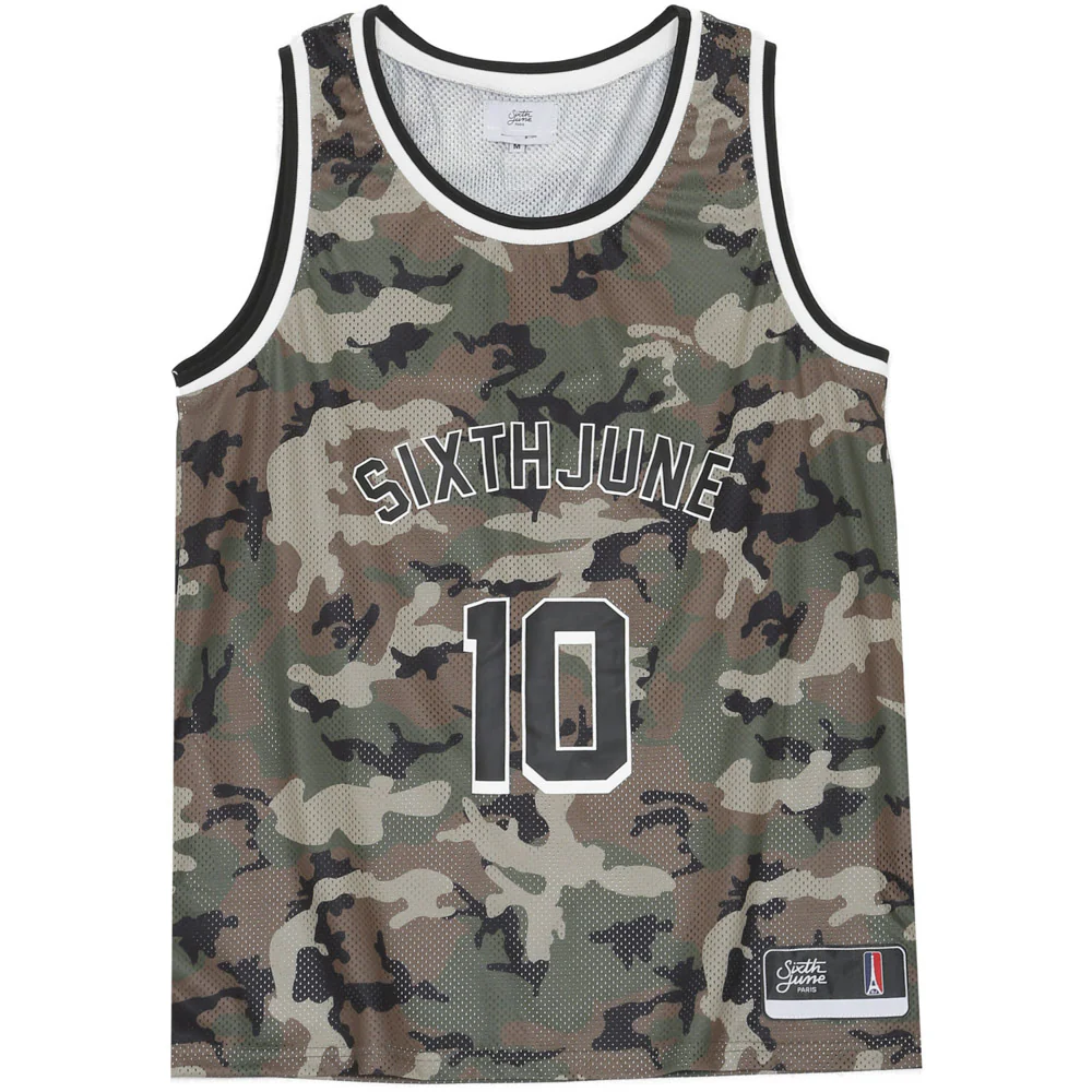 Maillot basket Vegeta 10 camouflage vert - Image 7