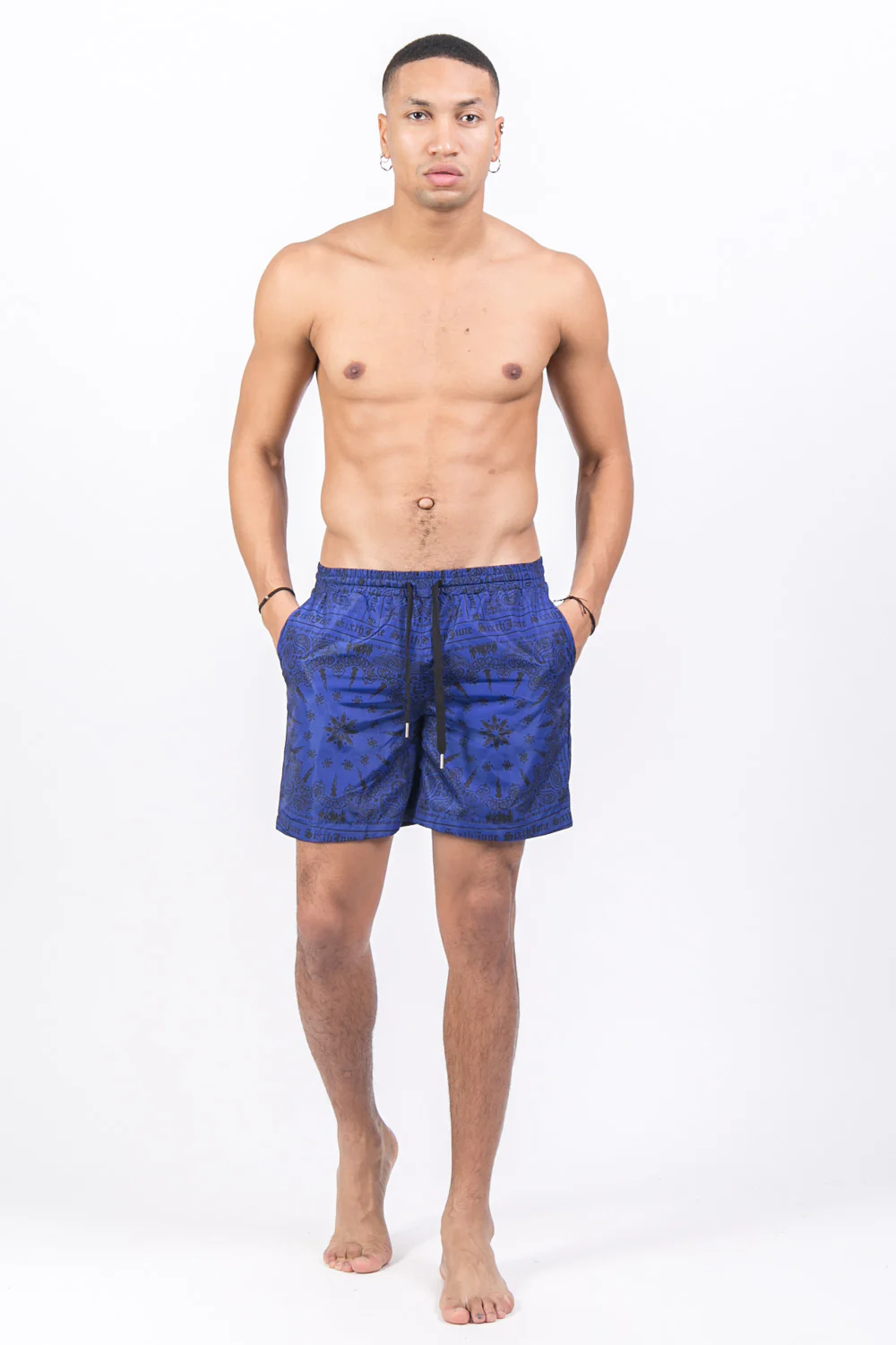Maillot de bain bandana bleu - Image 2