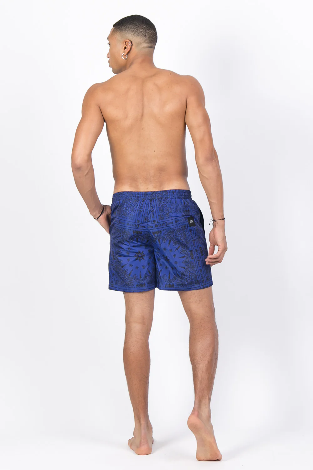 Maillot de bain bandana bleu - Image 3