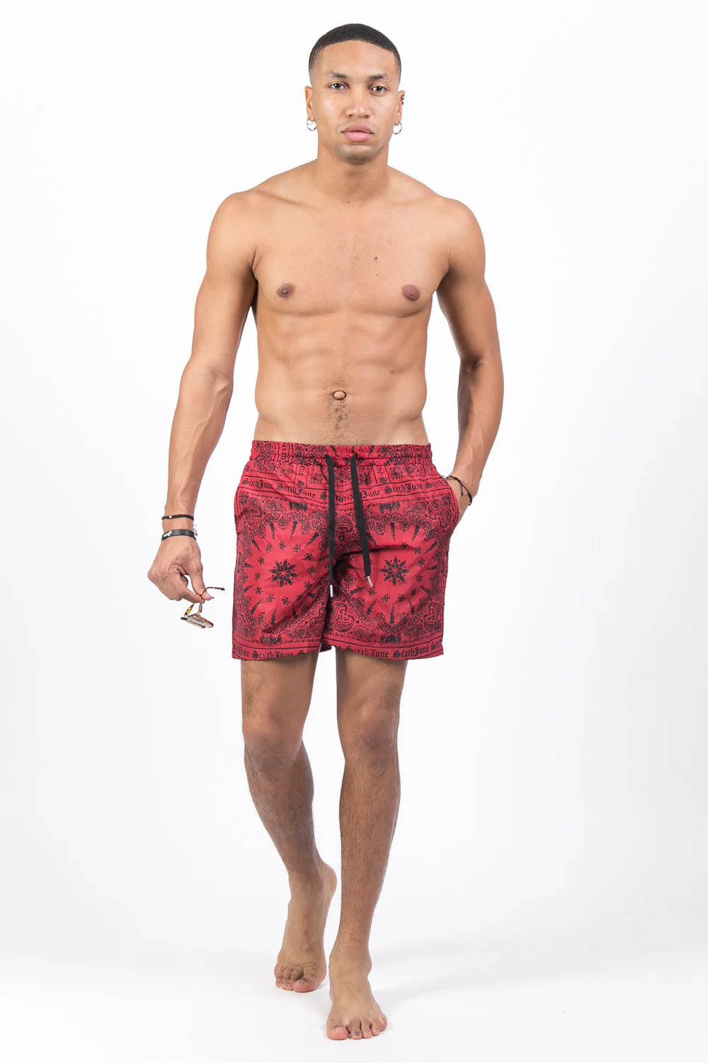 Maillot de bain bandana rouge - Image 6