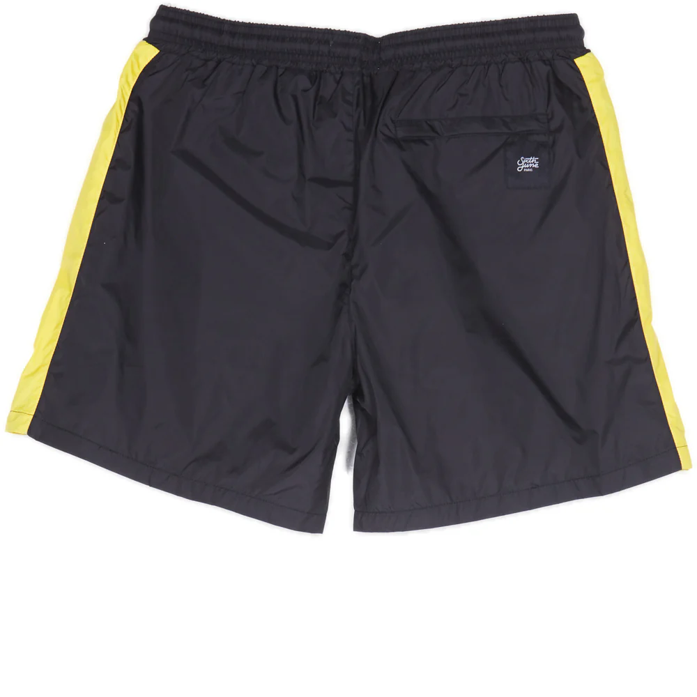 Maillot de bain bicolore bandes noir jaune - Image 5