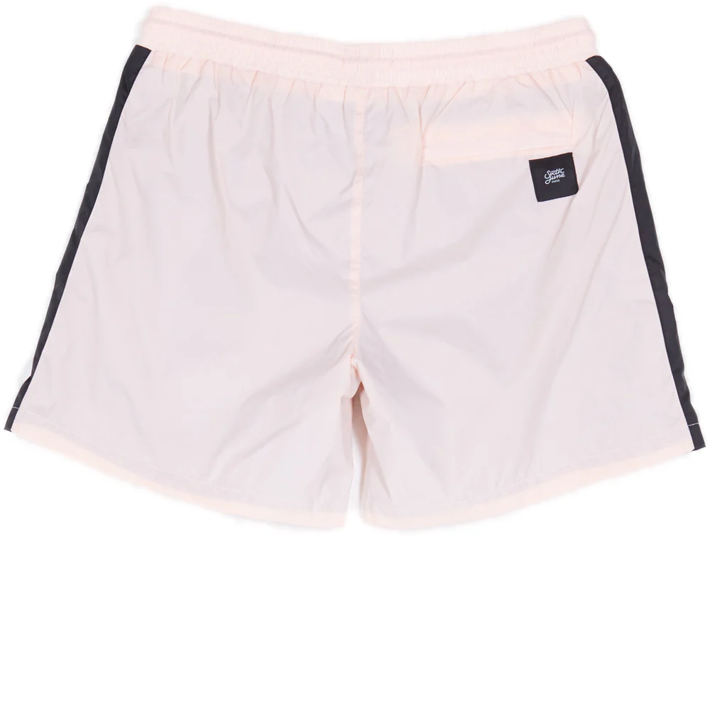 Maillot de bain bicolore bandes rose noir - Image 5