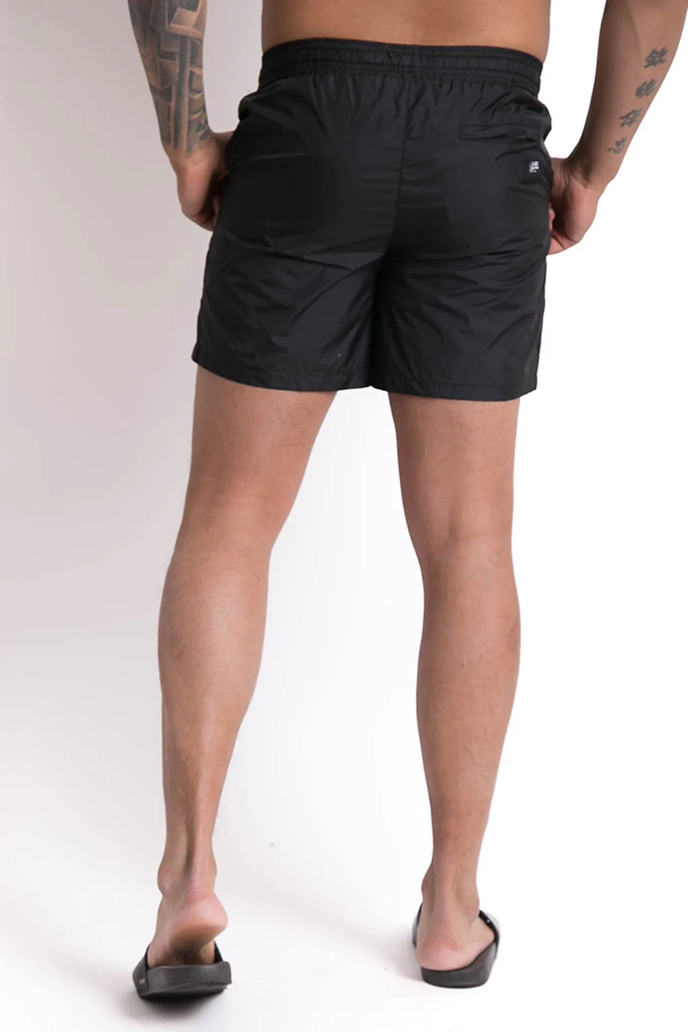 Maillot de bain broderie roses Sixth June noir. - Image 3