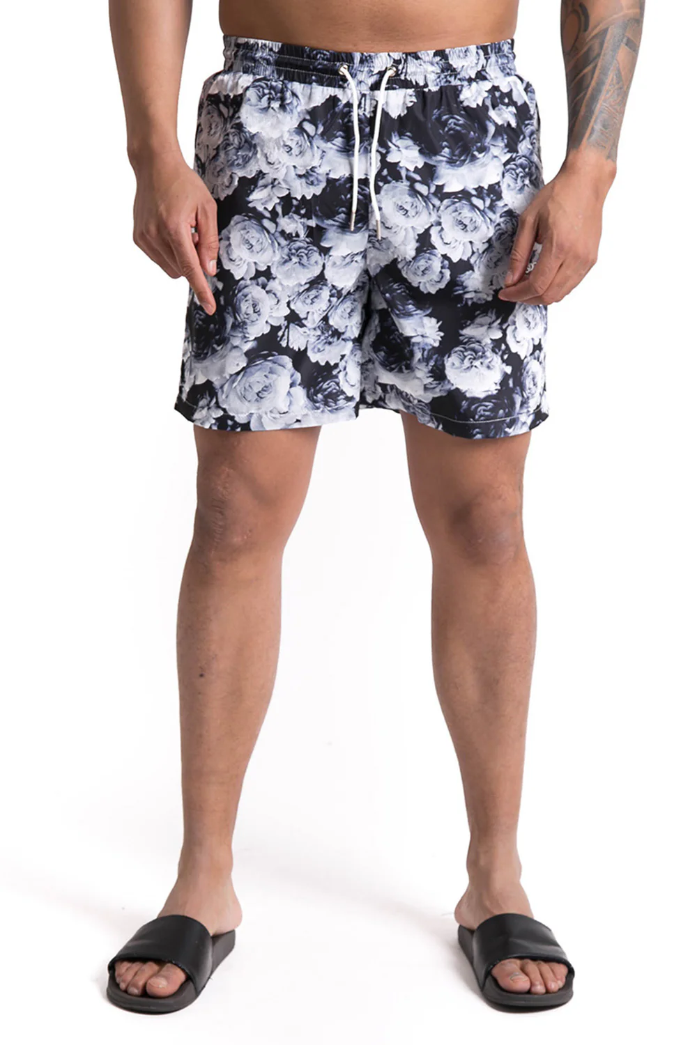 Maillot de bain roses Sixth June blanc noir - Image 2