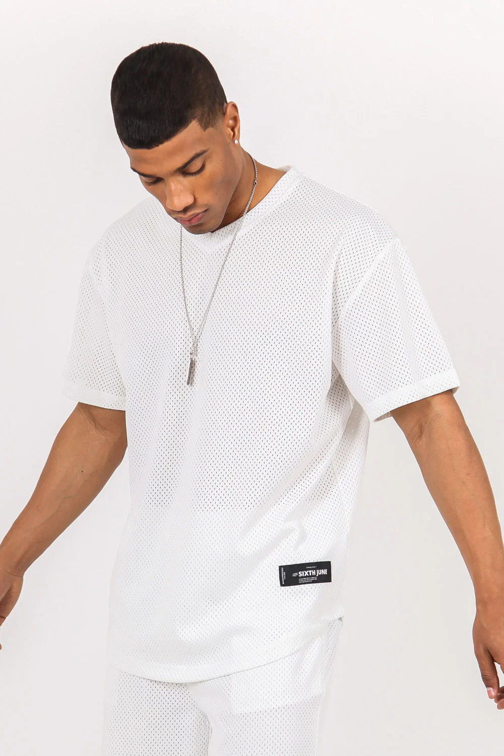 Maillot mesh logo blanc - Image 2