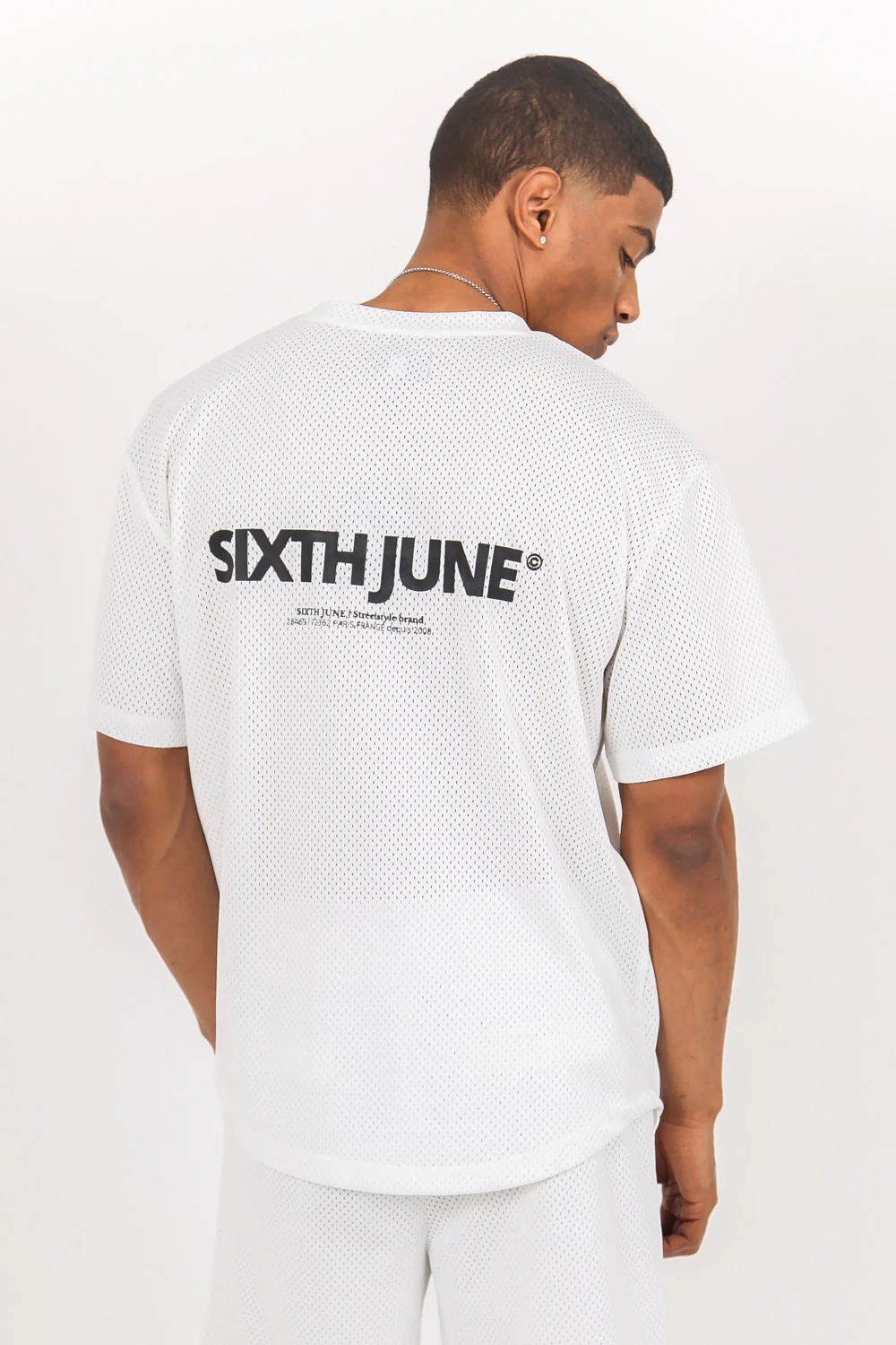 Maillot mesh logo blanc - Image 5