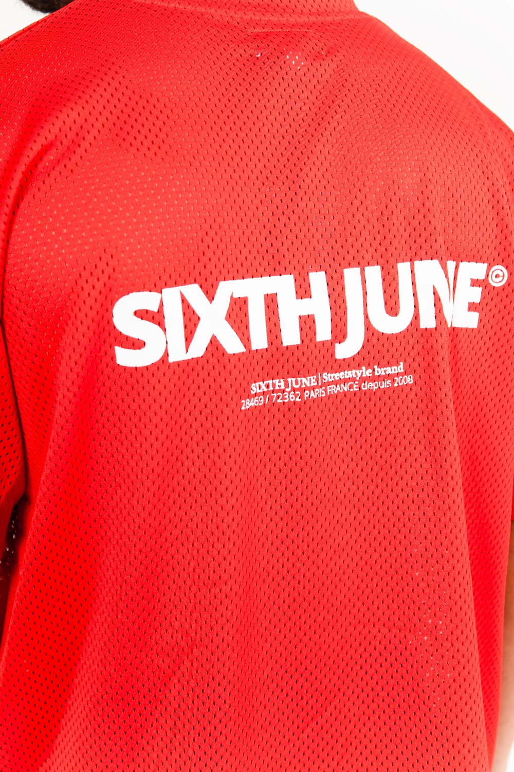 Maillot mesh logo Rouge - Image 3