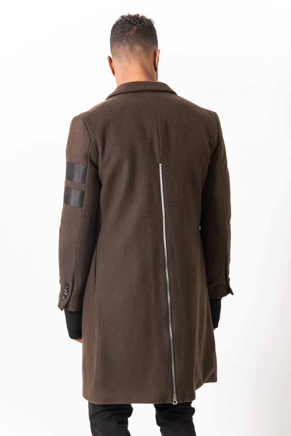 Manteau laine kaki 1103C - Image 5