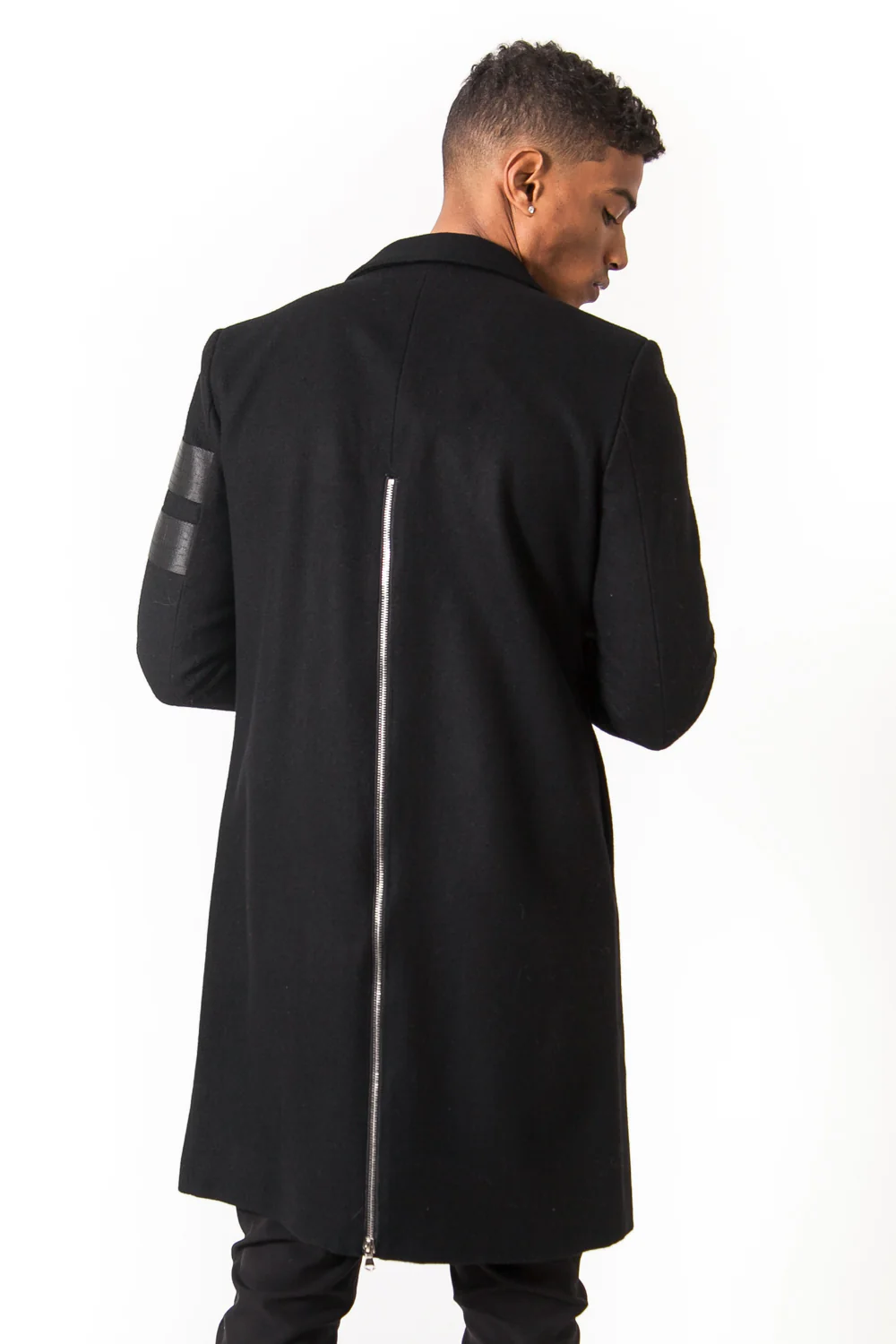 Manteau laine noir - Image 5