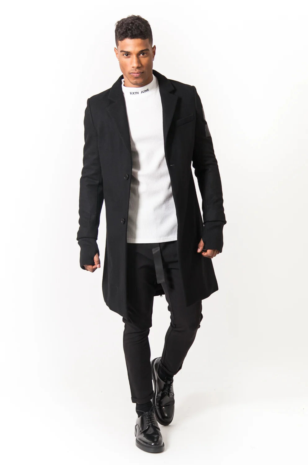 Manteau laine noir - Image 6