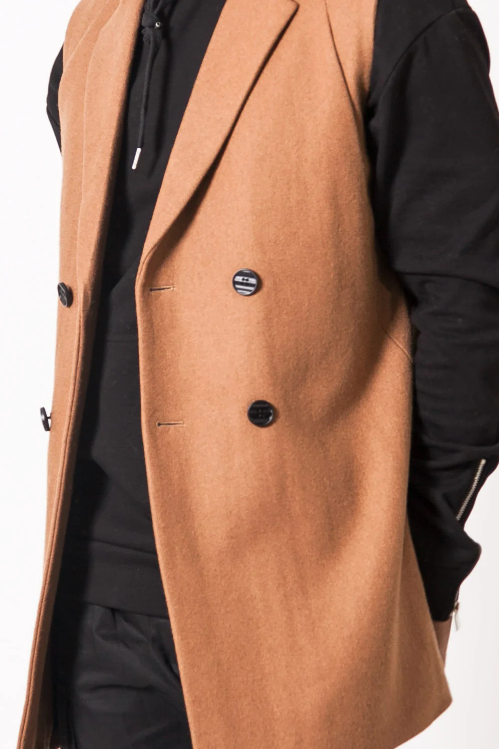 Manteau sans manches marron - Image 3