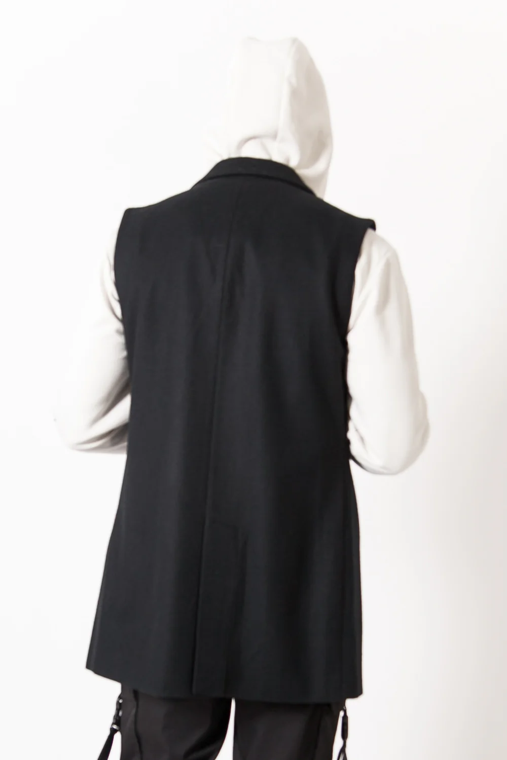 Manteau sans manches noir - Image 5